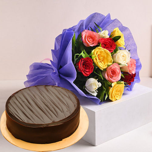 Chocolate Fudge aur Laal Gulabon Ka Andaaz