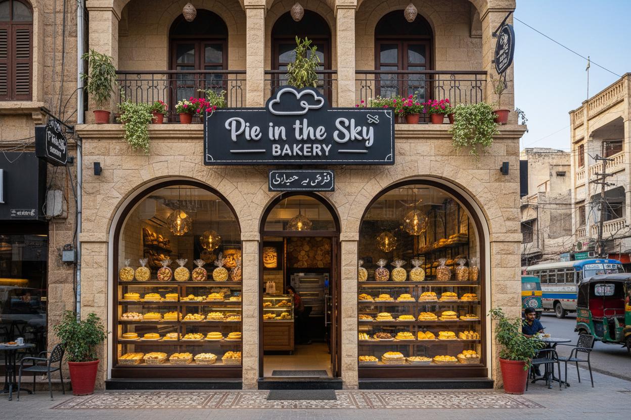 From Pie in the Sky Bakery Karachi