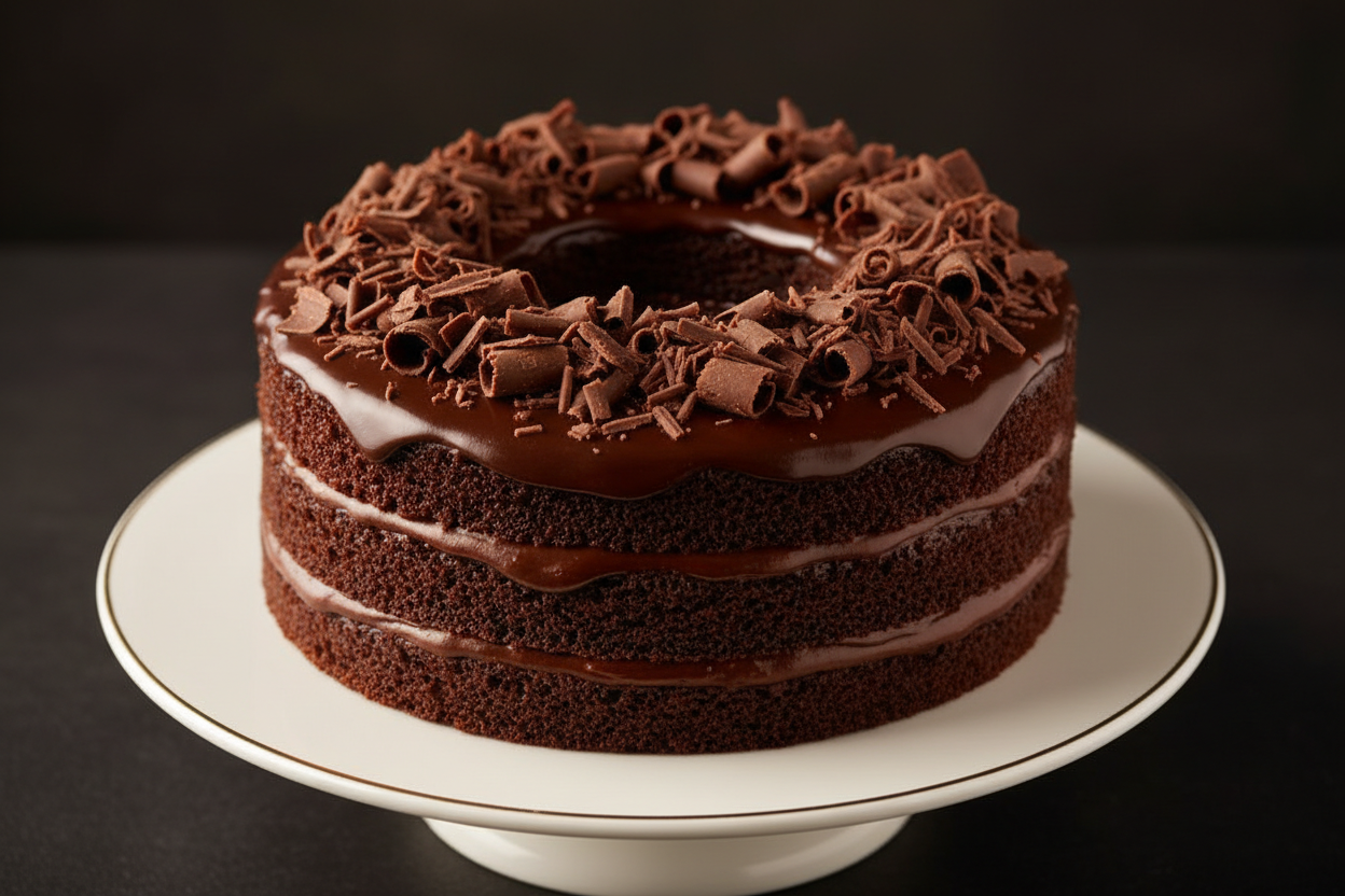 1.5 LBS ka chota aur behtareen Chocolate Truffle Ring Cake! Chota size, lekin zaiqa bohat gehra aur premium truffle ganache ka. Yeh individual indulgence ya kisi ko chota tohfa dene ke liye perfect hai.

🎁 Includes:

1.5 LBS (Approx. 0.7 kg) of rich truffle cake in a ring shape
Dense, moist chocolate truffle flavor
Ideal for a very small serving
Free custom message piping
From Pie in the Sky Bakery Karachi
