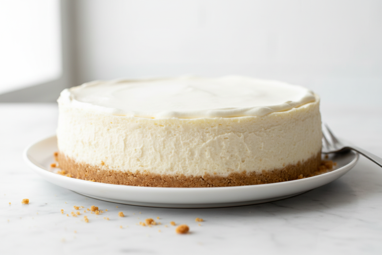 ✨ 2.2 LBS ka Creamy aur Silky Treat! Yeh Classic Cheesecake small celebrations aur dessert lovers ke liye perfect hai. Isme crunchy graham cracker ya biscuit ka base hota hai, jiske upar rich, dense, aur silky smooth cream cheese filling hoti hai. Iska flavor sweet aur tangy ka perfect balance hota hai. Upar se aksar light sour cream ya fresh cream ki topping hoti hai (flavor customization available ho sakti hai). Smooth, creamy, satisfying, aur ek timeless dessert favorite!



⚠️ Delivery Note



This prod