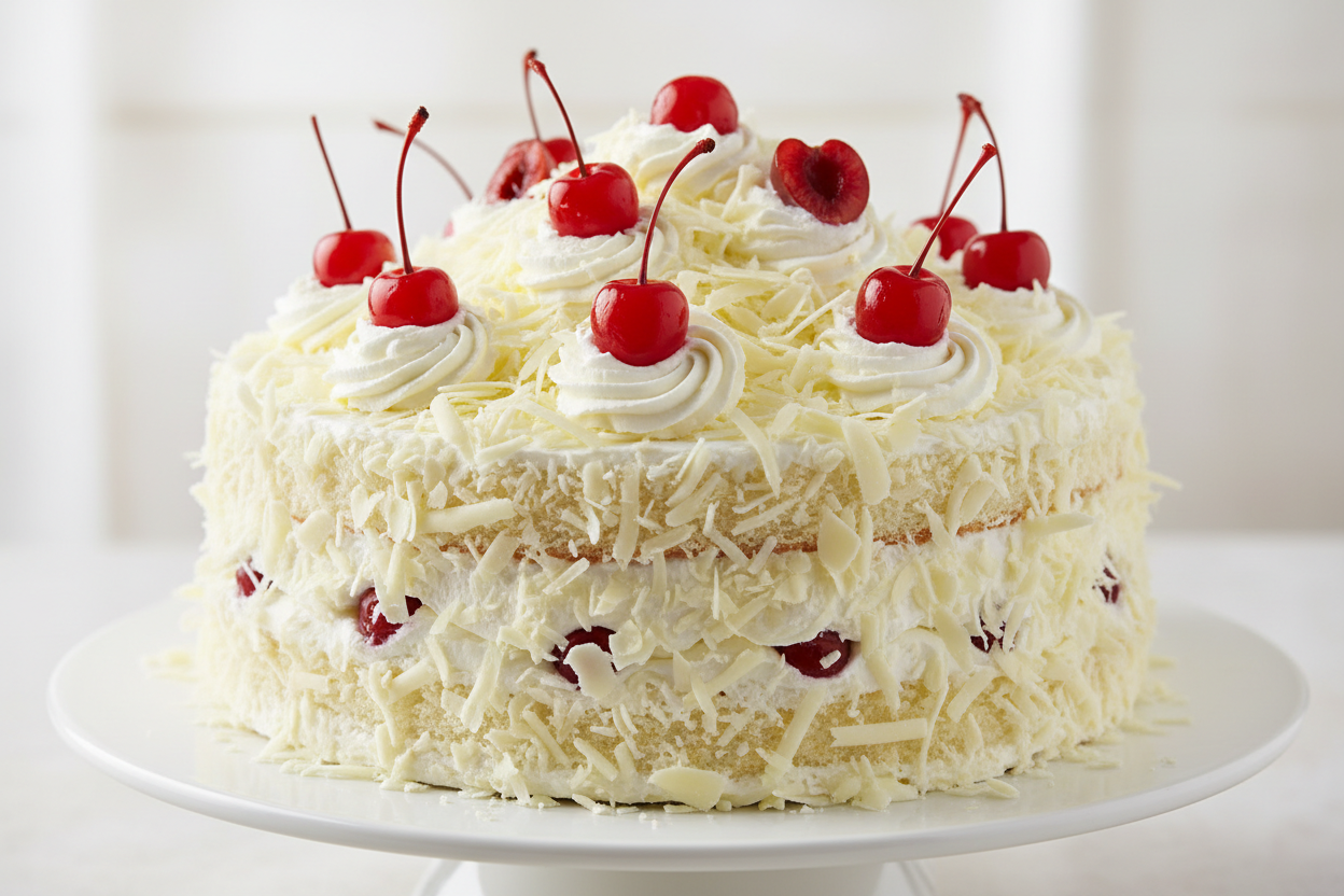 👑 2.2 LBS ka Creamy, Elegant Delight! Yeh Avari Hotel ka special White Forest cake hai. Light vanilla sponge layers, jise fresh whipped cream, sweet cherries, aur generous white chocolate shavings se layered kiya gaya hai. Soft, creamy, luxurious, aur white chocolate fans ke liye ek perfect treat!

⚠️ Delivery Note

This product is available for delivery in Lahore only.

🎁 Includes:

2.2 LBS (Approx. $1.0 \text{ kg}$) of light, moist vanilla sponge.

From Avari Hotel Lahore
