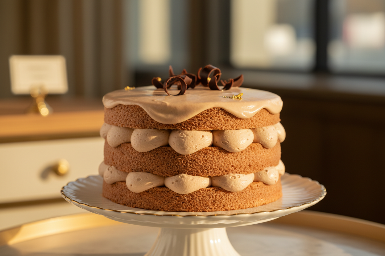 ✨ 2.2 LBS ka Feather-Light Chocolate Delight! Yeh Kitchen Cuisine ka Shafoon (Chiffon) cake hai—jo apne airy, light, aur super soft texture ke liye jaana jaata hai. Moist chocolate layers, jise light chocolate cream se cover kiya gaya hai. Halka, soft, luxurious, aur pet bharne ke baad bhi jagah bana le!

⚠️ Delivery Note

This product is available for delivery in Lahore, Islamabad, and Rawalpindi only.

🎁 Includes:

From Kitchen Cuisine Lahore
