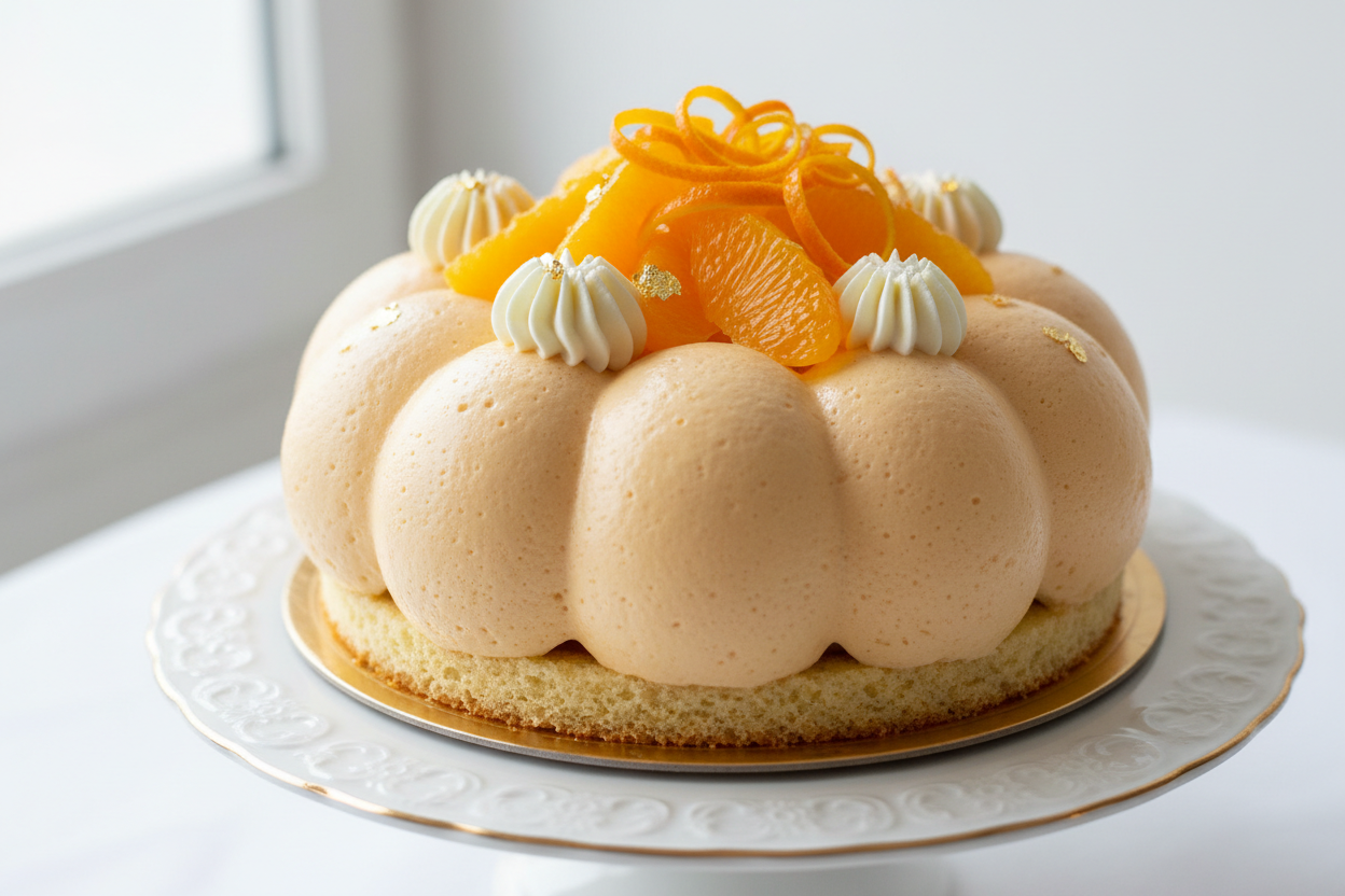 ☁️ 2.2 LBS ka Light aur Zesty Dream! Yeh Kitchen Cuisine (Islamabad/Pindi) ka special Orange Mousse Cake hai. Isme light sponge cake ki base par smooth, aerated orange mousse ki thick, cloud-like layer hoti hai. Yeh cake extremely soft, light, aur fresh orange ke zesty flavor se bhara hota hai. Soft, creamy, refreshing, aur unique flavor lovers ke liye perfect!



⚠️ Delivery Note



This product is available for delivery in Islamabad / Rawalpindi (ISB/PINDI) only.



🎁 Includes:



2.2 LBS (Approx. $1.0 \