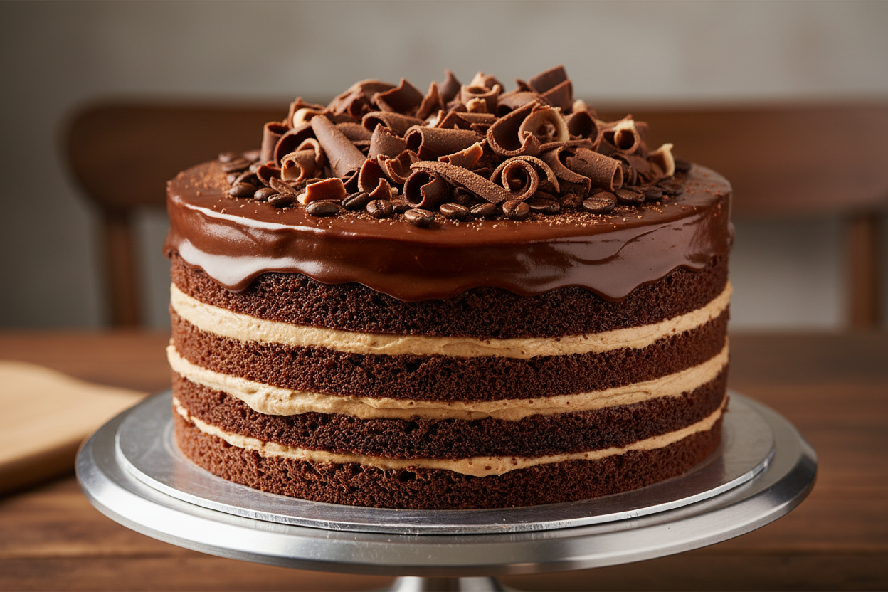 ✨ 2.2 LBS ka Perfect Coffee-Chocolate Fusion! Yeh Mocha Java Cake coffee aur chocolate ke lovers ke liye ek ideal treat hai. Isme moist sponge layers ko rich, intense coffee aur deep chocolate flavor ke smooth buttercream ya ganache se layered kiya jata hai. Mocha Java ka balanced flavor ise na zyada sweet aur na zyada bitter banata hai, bilkul ek perfect cappuccino ki tarah. Soft, aromatic, flavorful, aur ek satisfying classic!



⚠️ Delivery Note



This product is available via our network of Random Supp