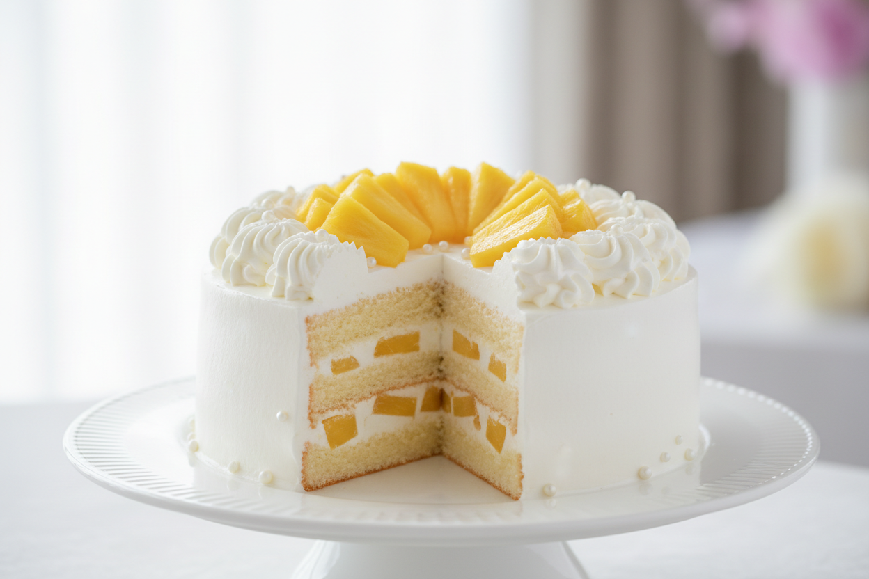 ✨ 2.2 LBS ka Refreshing Tropical Delight! Yeh Ramada Hotel (Islamabad/Pindi) ka classic Pineapple Cake hai. Light, fluffy sponge layers, jise sweet cream aur juicy Pineapple chunks ki generous filling se layered kiya gaya hai. Soft, moist, fruity, aur har bite mein refreshing tang!

⚠️ Delivery Note

This product is available for delivery in Islamabad / Rawalpindi (ISB/PINDI) only.



🎁 Includes:

2.2 LBS (Approx. $1.0 \text{ kg}$) of light, moist sponge cake.

Sweet cream and generous pineapple pieces fil