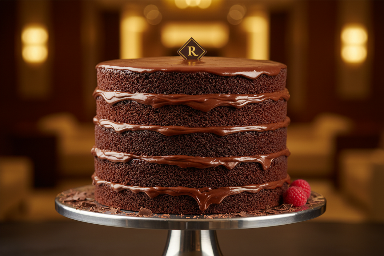 💥 2.2 LBS ka Rich Chocolate Fudge Indulgence! Yeh Ramada Hotel (Islamabad/Pindi) ka signature Fudge Cake hai. Isme moist, dense chocolate layers ke beech rich, thick, aur velvety chocolate fudge frosting ki generous filling hoti hai. Soft, chocolatey, indulgent, aur har chocolate lover ki craving puri karne ke liye perfect treat!



⚠️ Delivery Note



This product is available for delivery in Islamabad / Rawalpindi (ISB/PINDI) only.



🎁 Includes:



2.2 LBS (Approx. $1.0 \text{ kg}$) of rich, moist, fud