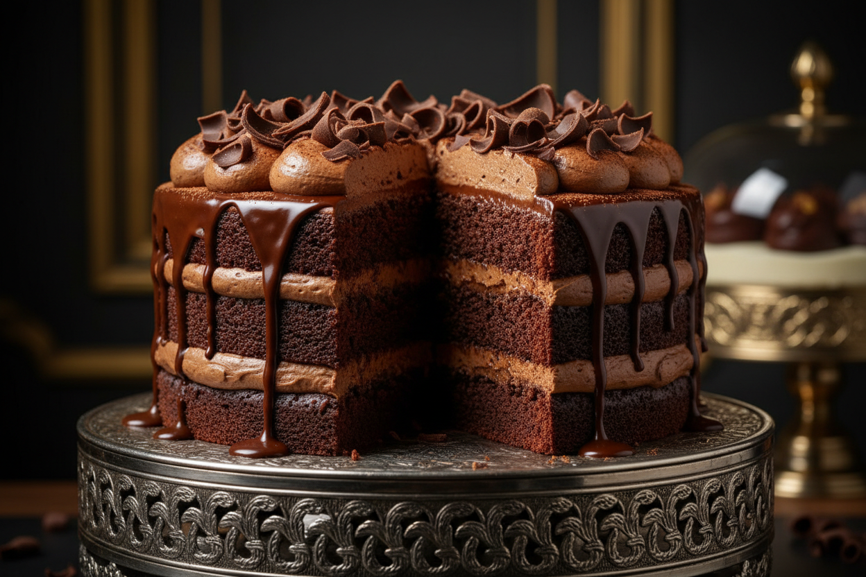 💥 2.2 LBS ka Ultimate Chocolate Challenge! Jaisa naam, waisa kaam—yeh cake pure chocolate indulgence ki guarantee deta hai. Rich, dark chocolate sponge layers, jise multiple textures of chocolate (like ganache, mousse, and shavings) se loaded kiya gaya hai. Decadent, moist, aur har chocolate enthusiast ke liye ek must-try!

⚠️ Delivery Note

This product is available for delivery in Lahore, Islamabad, and Rawalpindi only.

From Kitchen Cuisine Lahore
