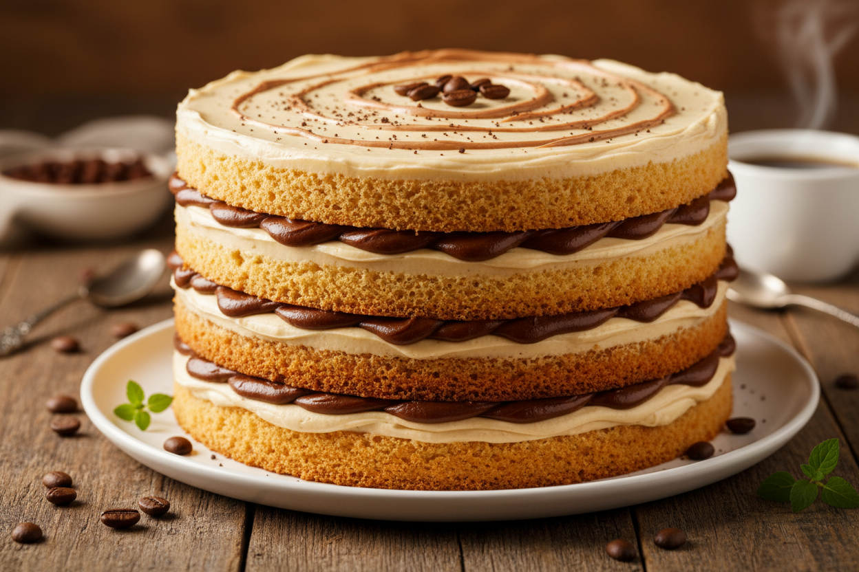 ✨ 2.5 LBS ka Aromatic Coffee Delight! Yeh Layers Bakers (Islamabad/Pindi) ka popular Coffee Cake है. Moist, soft sponge layers, jise rich, aromatic coffee-flavored cream ya smooth buttercream frosting se generously layered kiya gaya hai. Iska balanced coffee flavor aur soft texture ise coffee lovers ke liye perfect banata hai. Soft, moist, aromatic, aur har choti gathering ke liye ek comforting treat!



⚠️ Delivery Note



This product is available for delivery in Islamabad / Rawalpindi (ISB/PINDI) only.

