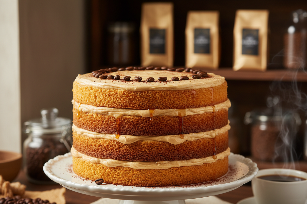 ✨ 2.5 LBS ka Aromatic Coffee Delight! Yeh Layers Bakery ka special Coffee Cake hai. Moist and soft sponge layers, jise rich coffee-flavored cream ya buttery frosting se generously layered kiya gaya hai. Aromatic, moist, aur har coffee fan ke liye ek comforting treat!

⚠️ Delivery Note

This product is available for delivery in Lahore only.

🎁 Includes:

2.5 LBS (Approx. $1.15 \text{ kg}$) of soft, coffee-infused sponge cake.

Rich coffee-flavored cream/frosting.

From Layers Bake Shop Lahore
