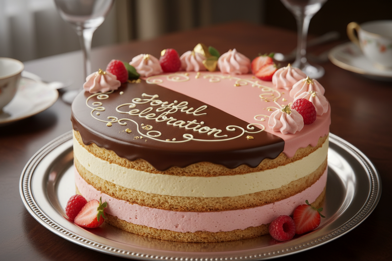 2.5 LBS ka bohat hi halka aur airy Mousse Cake! Iska texture silky smooth hota hai aur yeh munh mein ghul jata hai. Aap apni pasand ka flavor (jaise Chocolate ya Strawberry) mousse mein chun sakte hain.

🎁 Includes:

2.5 LBS (Approx. 1.1 kg) of light sponge cake with a rich mousse filling
Extremely smooth and delicate texture
Free custom message piping
From Delizia Bakers Karachi

🌬️ Perfect For:

Elegant Dinners, Light Dessert Choices, Sophisticated Gatherings, ya jab aapko halka aur luxurious trea