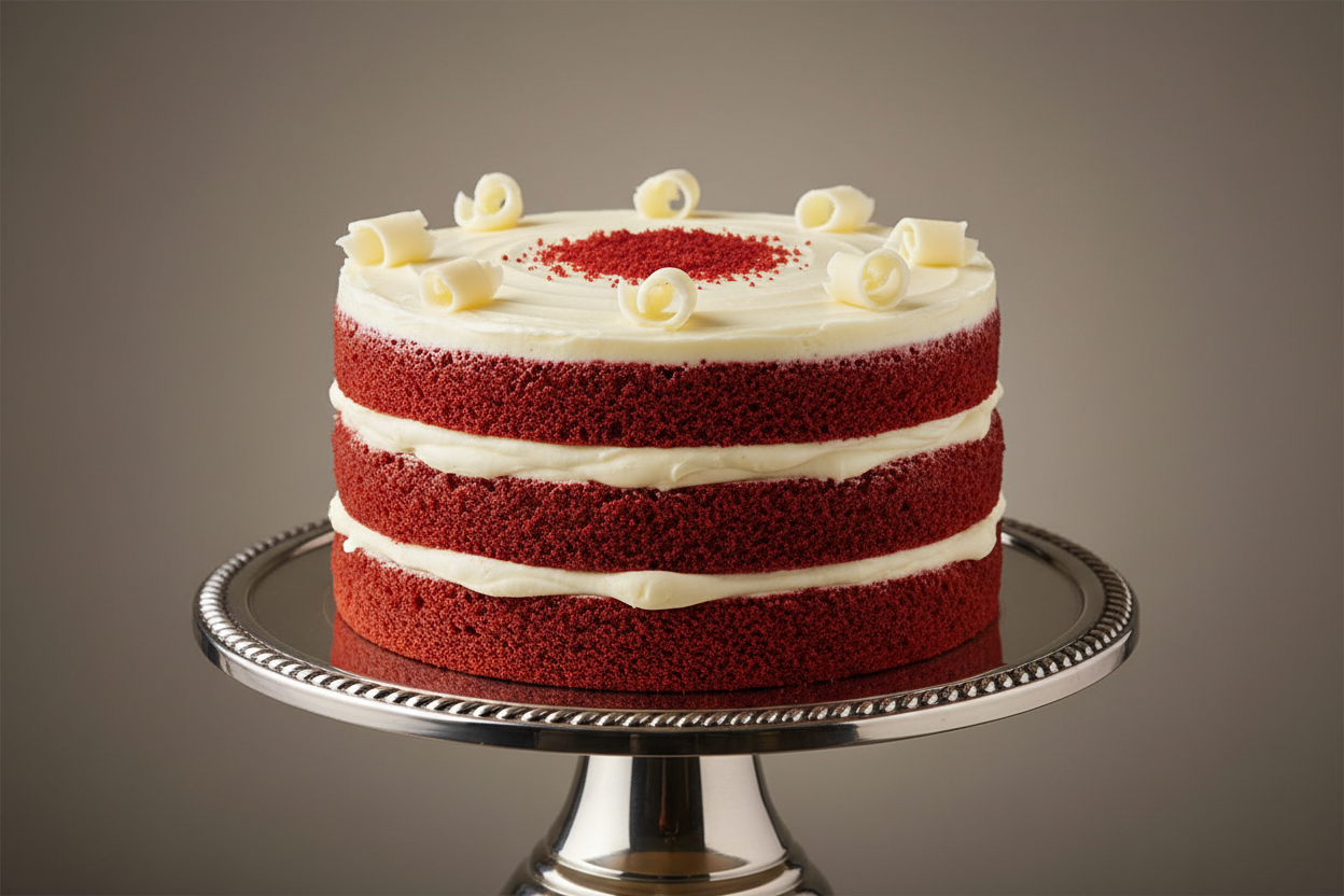 🌹 2.5 LBS ka Classic Red Elegance! Yeh Layers Bakery ka signature Red Velvet Cake hai. Moist, soft, aur vibrant red cocoa sponge layers, jise creamy aur tangy cream cheese frosting ki generous layers se stack kiya gaya hai. Classic, elegant, aur har bite mein ultimate smoothness!

⚠️ Delivery Note

This product is available for delivery in Lahore only.

🎁 Includes:

2.5 LBS (Approx. $1.15 \text{ kg}$) of vibrant red cocoa sponge cake.

From Layers Bake Shop Lahore
