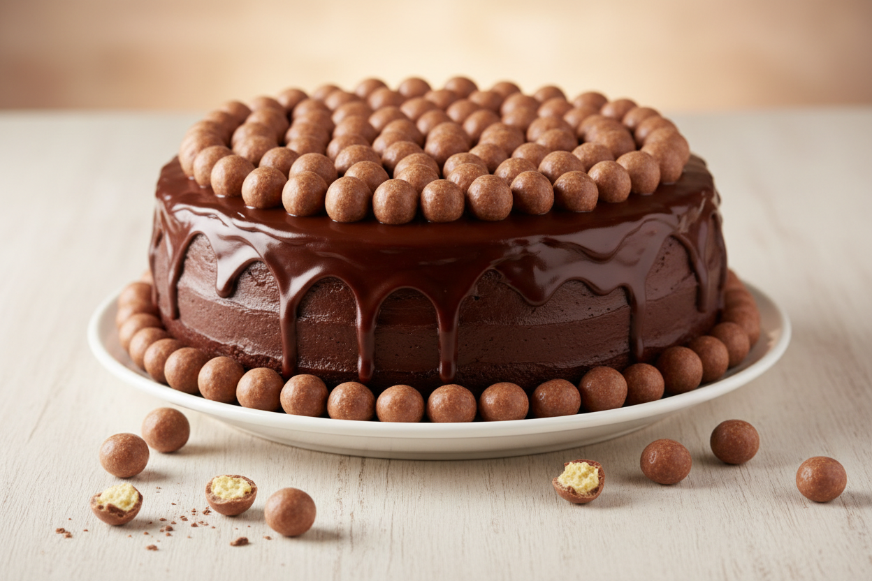 2.5 LBS ka fun aur crunchy Maltesers Cake! Chocolate ke sath Maltesers ki halki, crispy balls ka combination. Iska zaiqa light, chocolaty aur har bite mein crunchy maza deta hai.

🎁 Includes:

2.5 LBS (Approx. 1.1 kg) of chocolate cake
Decorated with genuine Maltesers chocolates
Light, crunchy, and fun flavor profile
Free custom message piping
From Delizia Bakers Karachi

⚪ Perfect For:

Kids' Parties, Casual Gatherings, Malt Flavor Lovers, ya jab aapko fun aur mazedaar treat chahiye ho.