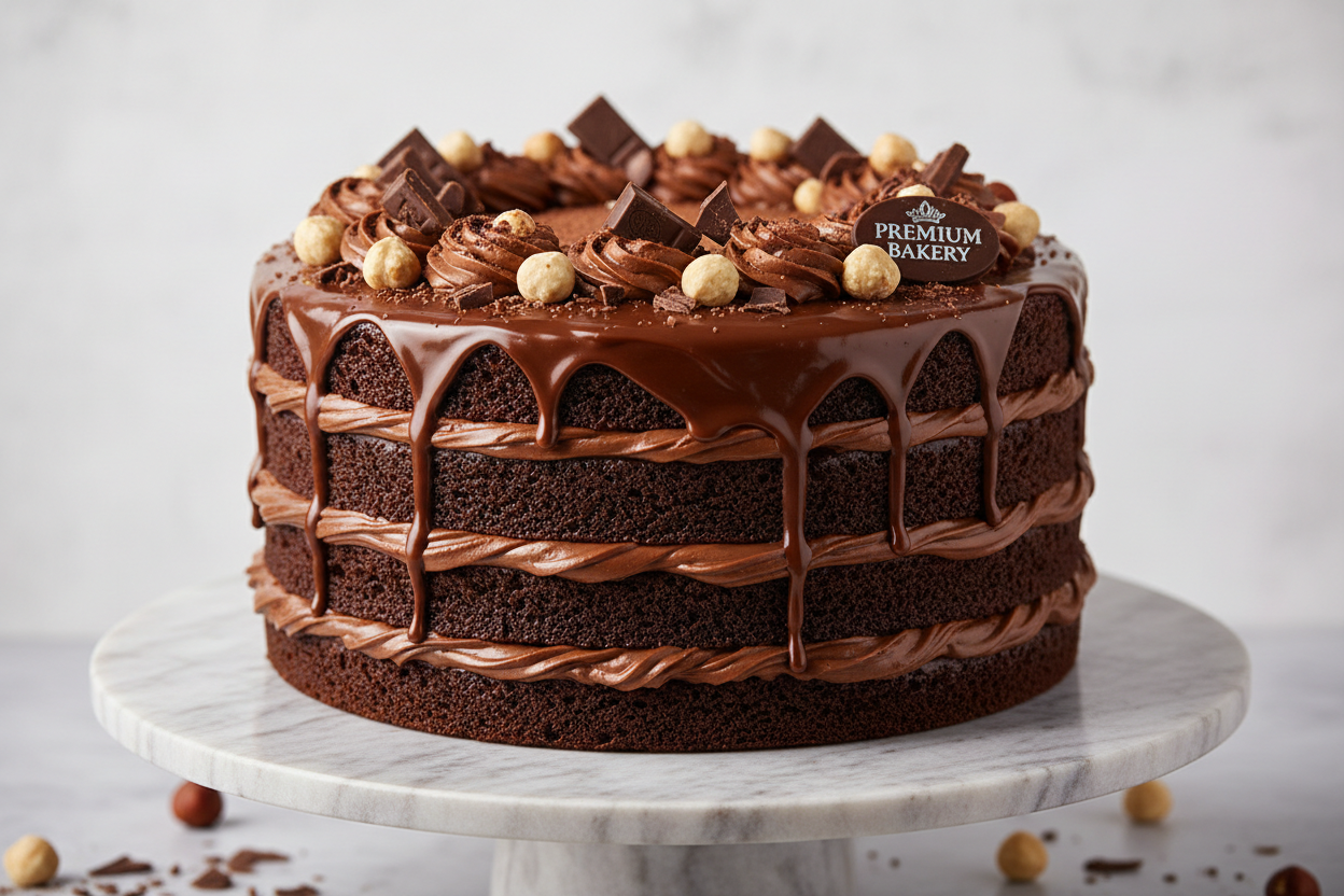 🍫 2.5 LBS ka Hazelnut Chocolate Dream! Yeh Layers Bakery ka ultimate Nutella Cake hai. Moist chocolate sponge layers, jise creamy, world-famous Nutella spread ki generous filling aur frosting se cover kiya gaya hai. Upar se rich chocolate drizzle aur often crunchy nuts ki topping. Soft, rich, indulgent, aur har Nutella fan ka favourite!

⚠️ Delivery Note

This product is available for delivery in Lahore only.

From Layers Bake Shop Lahore
