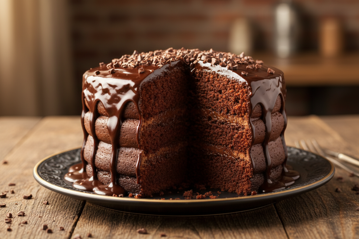 2.5 LBS ka narm, moist aur Gooey Chocolate Cake! Iska zaiqa itna creamy aur gehra hota hai ke lagta hai chocolate munh mein pighal rahi hai. Extra moist sponge aur soft chocolate sauce ki filling isko ek lajawaab texture deti hai.

🎁 Includes:

2.5 LBS (Approx. 1.1 kg) of extremely moist and tender chocolate cake
Characterized by its soft, "gooey" texture
Free custom message piping
From Pie in the Sky Bakery Karachi
