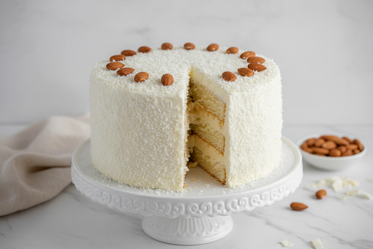 2.5 LBS ka Raffaello inspired coconut aur almond cake! Iska zaiqa halka, creamy aur nutty hota hai, bilkul Raffaello chocolate ki tarah. Coconut lovers aur un logon ke liye yeh ek luxurious aur light dessert hai.

🎁 Includes:

2.5 LBS (Approx. 1.1 kg) of cake with coconut and almond flavors
Light, creamy, and elegant flavor profile
Free custom message piping
From Delizia Bakers Karachi
