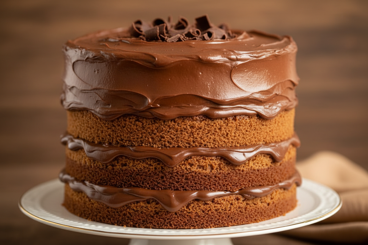 🍫 2.5 LBS ka Smooth aur Creamy Milk Chocolate! Jo log dark chocolate ki bitterness pasand nahi karte, unke liye yeh perfect hai. Soft, moist sponge cake, jise cover kiya gaya hai sweet, velvety milk chocolate frosting se. Light, sweet aur ekdam comforting—like a warm hug!

🎁 Includes:
2.5 LBS (Approx. 1.15 \text{ kg}) of soft, moist sponge cake.
Sweet, classic milk chocolate ganache/frosting.
Lighter, sweeter flavor profile than a dark fudge cake.
From Gelato Affairs Karachi
