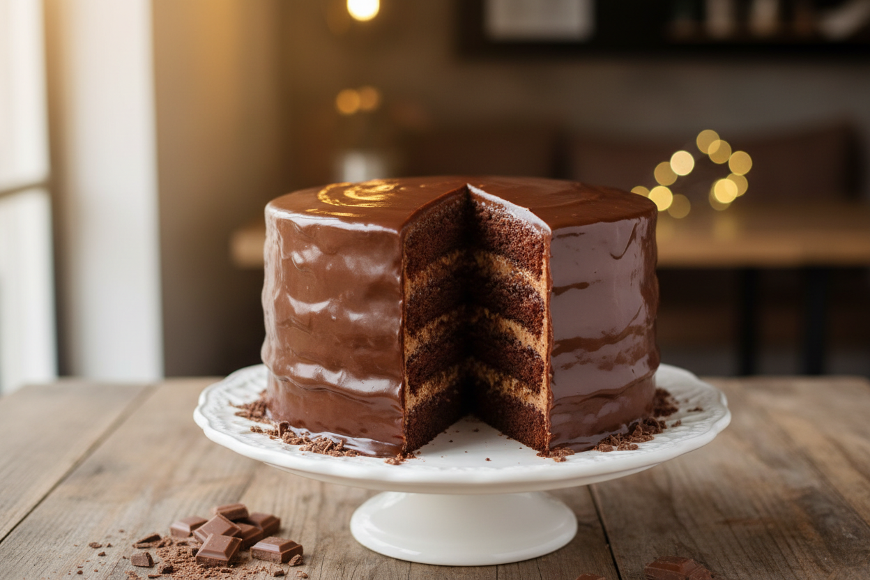 ✨ 2.5 LBS ka Smooth Dairy Milk Treat! Yeh Layers Bakers (Islamabad/Pindi) ka signature Dairy Milk Cake hai. Moist chocolate sponge layers, jise creamy, sweet Dairy Milk chocolate ke rich ganache ya frosting se generously layered kiya gaya hai. Iska flavor profile classic Dairy Milk bar ki tarah sweet, milky, aur universally appealing hota hai. Soft, smooth, indulgent, aur har Dairy Milk fan ke liye perfect!



⚠️ Delivery Note



This product is available for delivery in Islamabad / Rawalpindi (ISB/PINDI) o