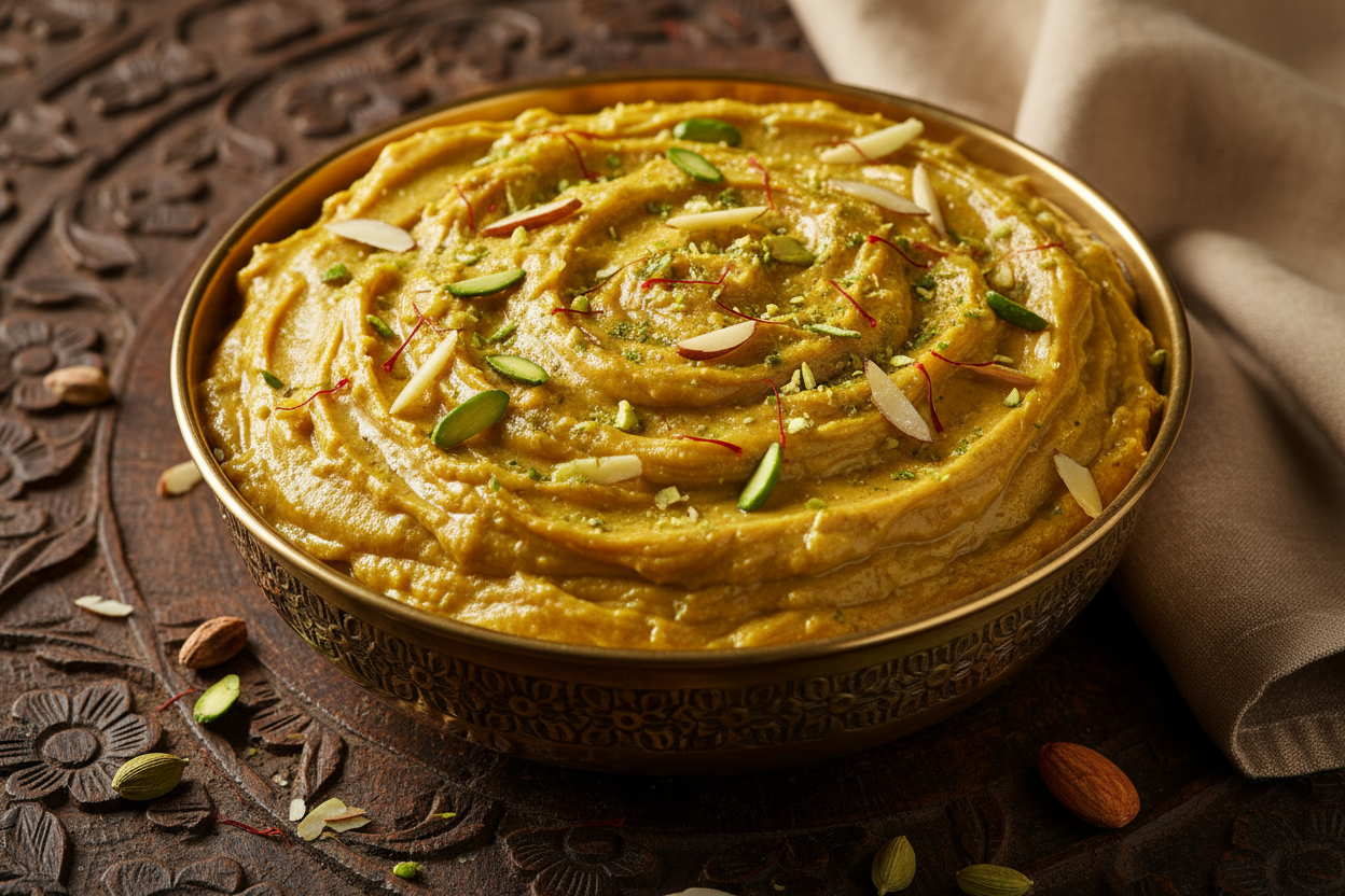 ✨ 2 KG ki Thick, Rich, aur Creamy Rabri! Yeh Rabri ka selection Reputable Vendors ki taraf se curated kiya gaya hai, jo apni quality aur consistency ke liye jaane jaate hain. Rabri ek traditional Indian sweet hai jo doodh ko dheemi aanch par der tak pakakar banaya jaata hai, jisse yeh ghadi (thick) ho jaati hai aur ismein layers (malai) padhti hain. Isse saffron (zafran), cardamom (elaichi), aur nuts (pistachios, almonds) se flavor aur garnish kiya jaata hai. Chilled, satisfying, aur ek truly classic Indian