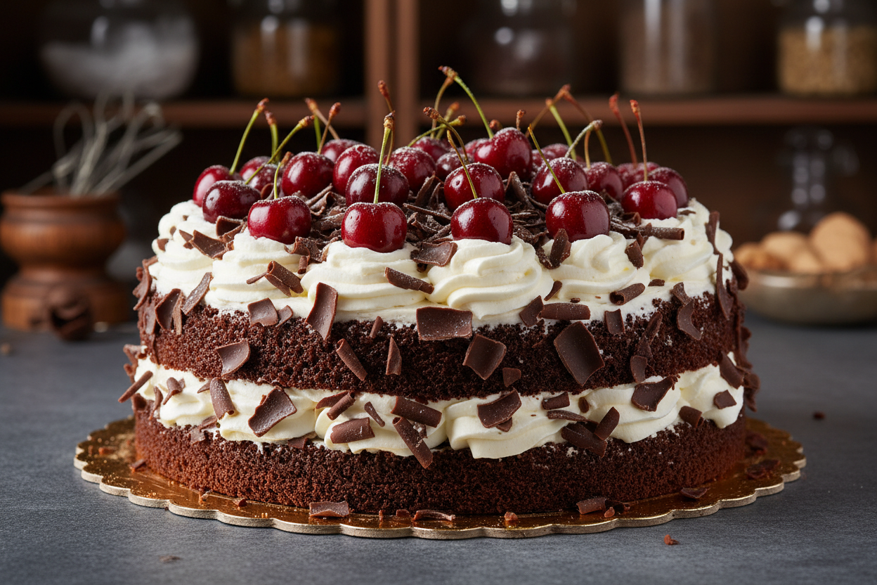 2 LBS ka Black Forest Cake—Ideal Bakery ka classic! Chocolate sponge, fresh cream, aur cherries ka hamesha pasand kiya jane wala zaiqa. Yeh cake traditional mithaas aur behtareen quality ki nishani hai.

🎁 Includes:

2 LBS (Approx. 0.9 kg) of traditional Black Forest Cake
Layers of chocolate sponge, whipped cream, and cherries
A timeless and reliable choice
Free custom message piping
From Ideal Bakery Karachi
