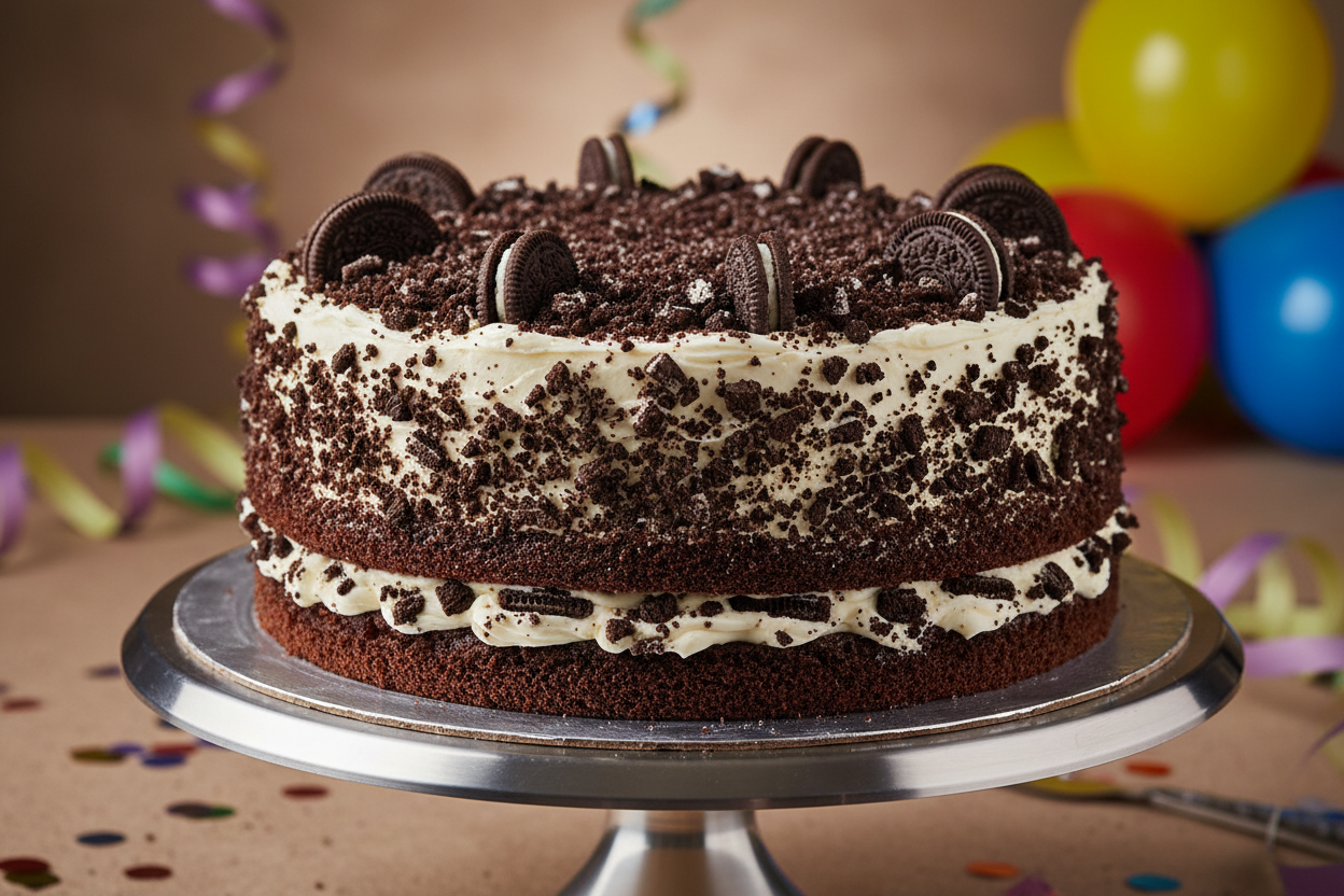 2 LBS ka creamy aur crunchy Oreo Cake! Chocolate aur vanilla cream ke zaiqe ke sath Oreo biscuits ke tukron ka maza. Yeh cake sabko bahut pasand aata hai.

🎁 Includes:

2 LBS (Approx. 0.9 kg) of cake blended with crushed Oreo cookies
Creamy frosting with Oreo pieces
Free custom message piping
From United King Bakery Karachi

🍪 Perfect For:

Casual Celebrations, Kids' Birthdays, Oreo Lovers, ya jab aapko fun aur mazedaar mithaas chahiye ho.