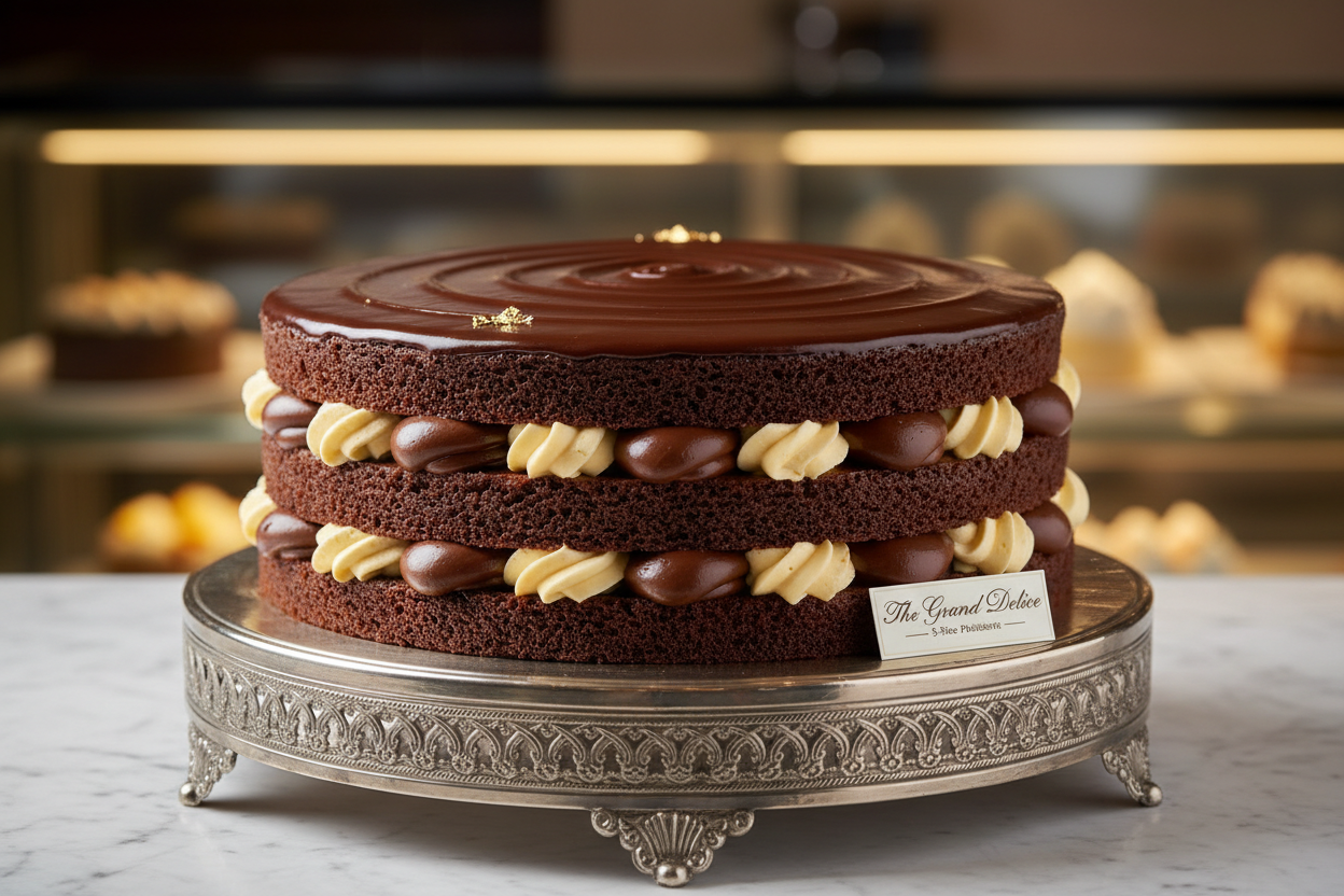 ✨ 2 LBS ka Elegant Chocolate Delight! Yeh Serena Hotel (Islamabad/Pindi) ka signature Chocolate Cake है. Isme moist, rich chocolate sponge layers ko smooth chocolate ganache ya high-quality buttercream ki generous layers se stack kiya jata hai. Serena ki taraf se yeh cake reliable, soft, aur perfect finish ke saath aata hai. Soft, moist, indulgent, aur har choti gathering ke liye ek classic favorite!



⚠️ Delivery Note



This product is available for delivery in Islamabad / Rawalpindi (ISB/PINDI) only.


