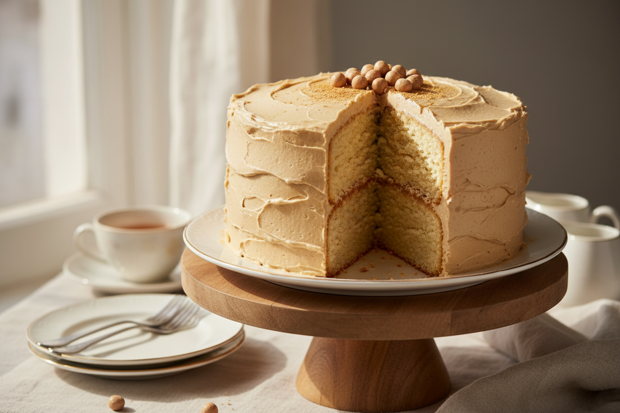 2 LBS ka mazedaar aur simple Malt Cake! Iska zaiqa halka malted milk ka hota hai, jo isko comforting aur naram mithaas deta hai.

🎁 Includes:

2 LBS (Approx. 0.9 kg) of cake with a subtle malted milk flavor
Light, comforting, and moist texture
Free custom message piping
From United King Bakery Karachi

☕ Perfect For:

Tea Time, Casual Gatherings, Malt Flavor Enthusiasts, ya jab aapko simple aur satisfying cake chahiye ho.