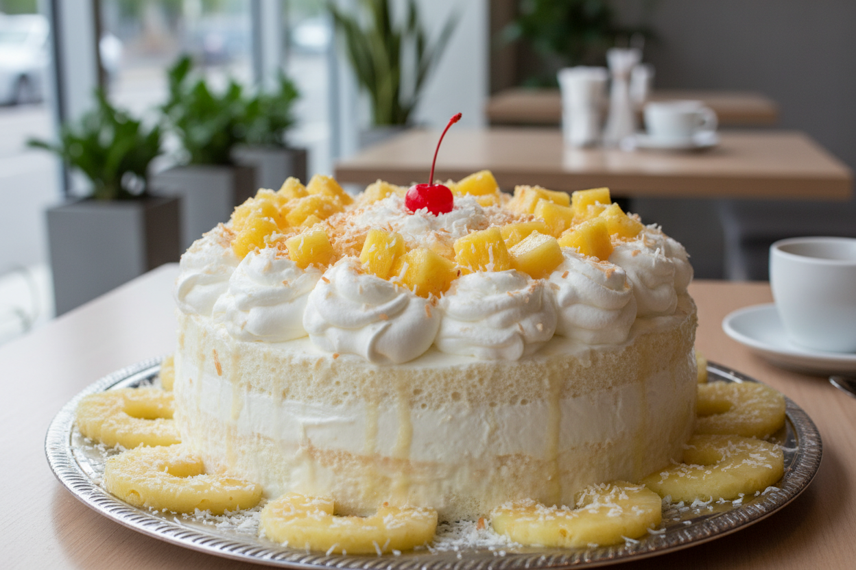 2 LBS ka Pina Colada Three Milk Cake—ek naya aur tropical zaiqa! Tres Leches ki extra moisture ke sath pineapple aur coconut ka mazedaar flavor. Yeh cake aapko garmiyon aur holidays ki yaad dilayega. Bohat hi unique aur refreshing dessert.

🎁 Includes:

2 LBS (Approx. 0.9 kg) of extra moist "Three Milk" style cake
Infused with tropical Pina Colada (pineapple and coconut) flavors
Refreshing and milky texture
Free custom message piping
FROM Hob Nob Cafe Karachi
