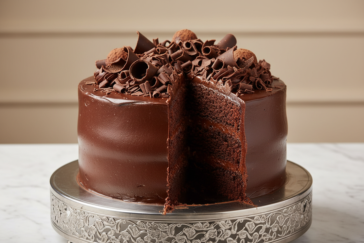 3 LBS ka yeh cake sirf chocolate lovers ke liye bana hai—Death By Chocolate! Yeh itna rich, dense, aur chocolatey hai ke har bite mein jannat ka ehsaas hota hai. Multiple layers of chocolate sponge, ganache, aur frosting—ultimate chocolate indulgence.

🎁 Includes:

3 LBS (Approx. 1.35 kg) of intensely rich, multi-layered chocolate cake
Deep, dark chocolate flavor profile
Designed for maximum chocolate satisfaction
Free custom message piping
From Pie in the Sky Bakery Karachi
