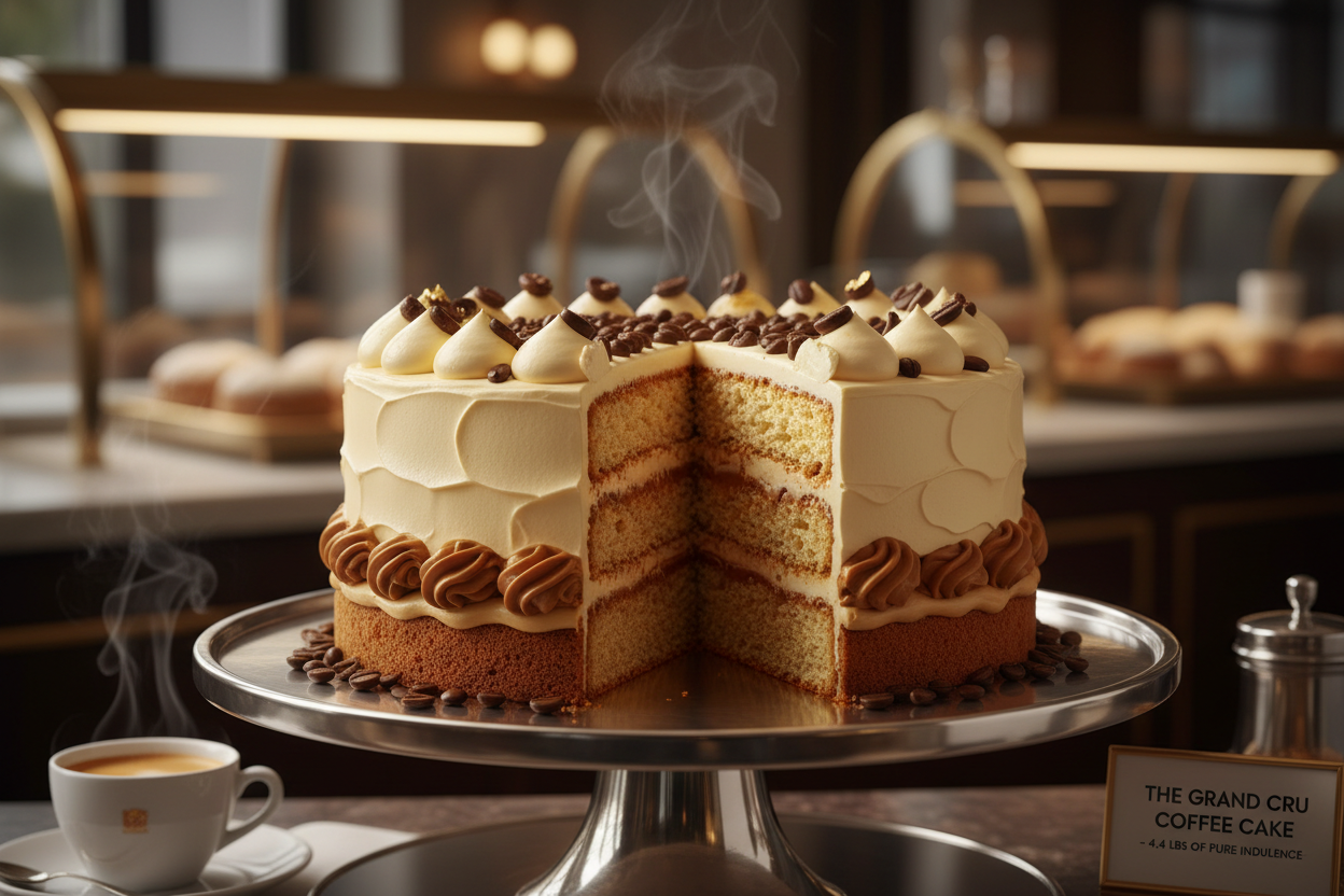 ✨ 4.4 LBS ka Grand Aromatic Coffee Delight! Yeh PC Hotel (Islamabad/Pindi) ka signature Coffee Cake है. Moist, soft sponge layers, jise rich, aromatic coffee-flavored cream ya buttery frosting se generously layered kiya gaya hai. Iska deep coffee flavor aur soft texture ise coffee enthusiasts ke liye perfect banata hai. Full-size, aromatic, rich, aur large gatherings ke liye ek sophisticated treat!



⚠️ Delivery Note



This product is available for delivery in Islamabad / Rawalpindi (ISB/PINDI) only.



