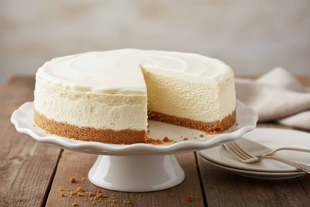 ✨ 4.4 LBS ka Rich, Creamy Indulgence! Yeh Classic Cheesecake mid-sized celebrations aur dessert lovers ke liye perfect hai. Isme crunchy graham cracker ya biscuit ka base hota hai, jiske upar rich, dense, aur silky smooth cream cheese filling hoti hai. Iska flavor sweet aur tangy ka perfect balance hota hai. Upar se aksar light sour cream ya fresh cream ki topping hoti hai (flavor customization available ho sakti hai). Smooth, creamy, satisfying, aur ek timeless dessert favorite!



⚠️ Delivery Note



This