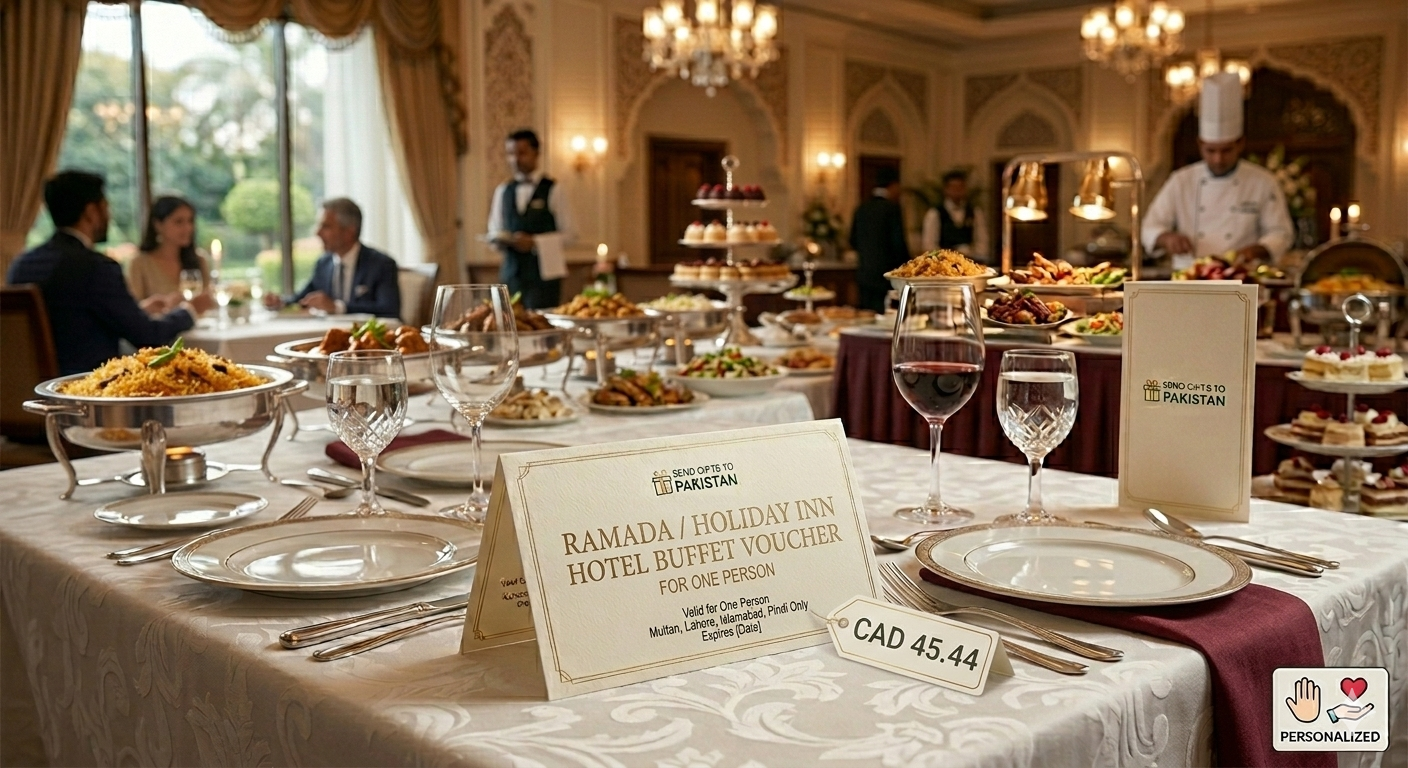 Ramada/Holiday Inn Hotel Buffet Voucher (One Person)