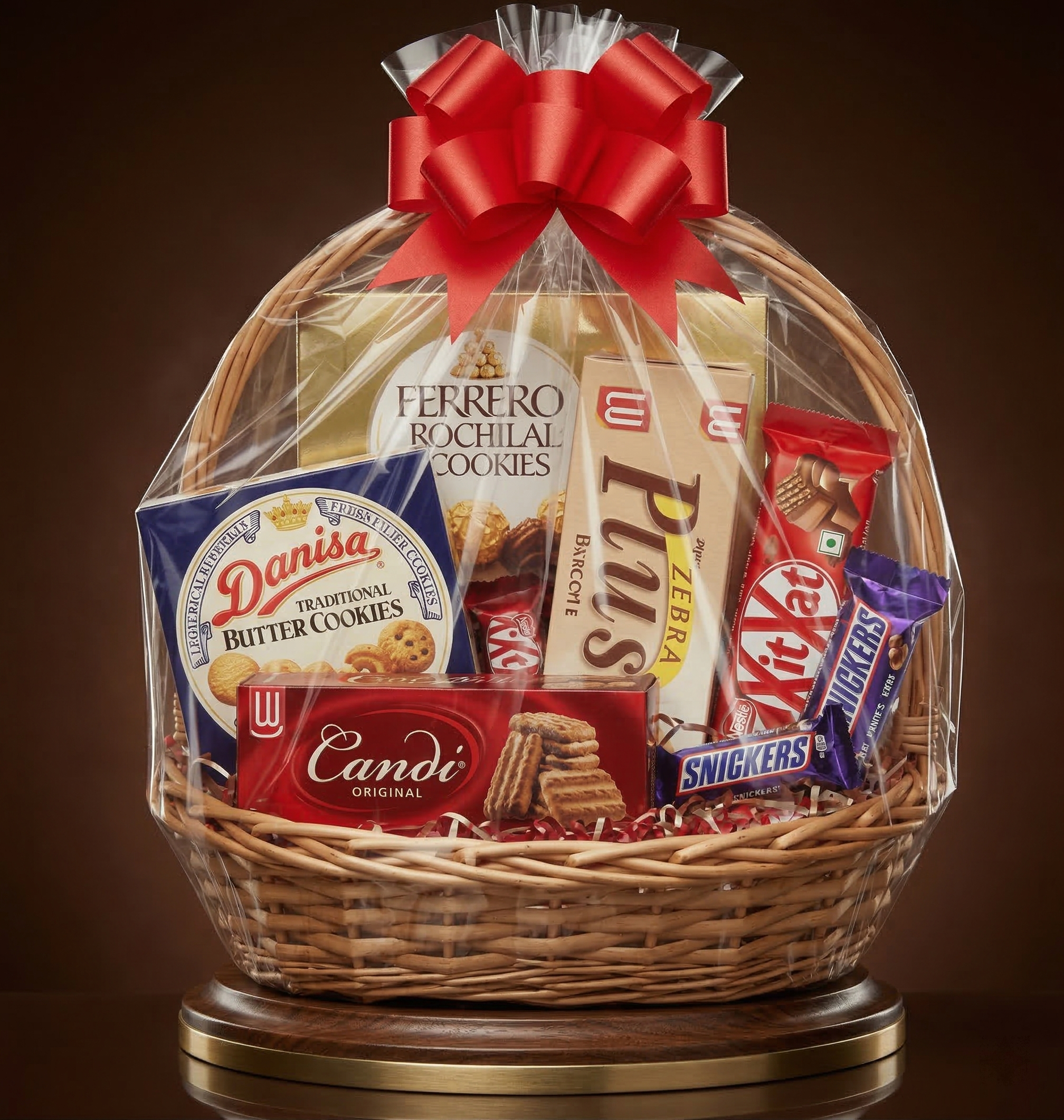 Deluxe Chocolate & Cookie Gift Basket – Sweet & Crunchy Combo
