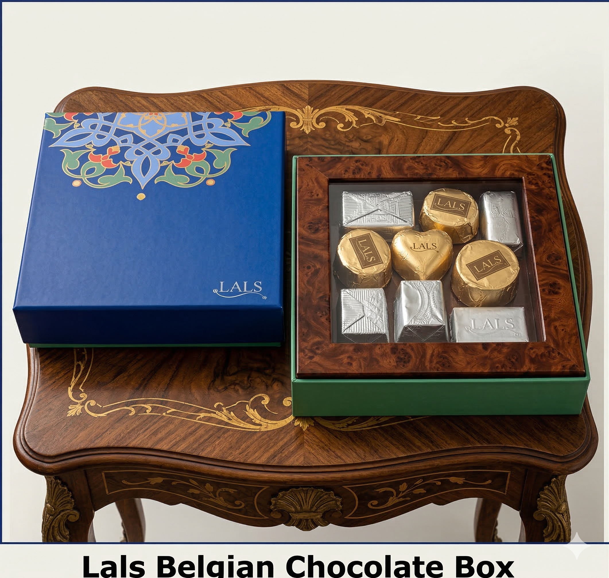 Lals Belgian Chocolate Luxury Box - 9 Pieces (Medium)
