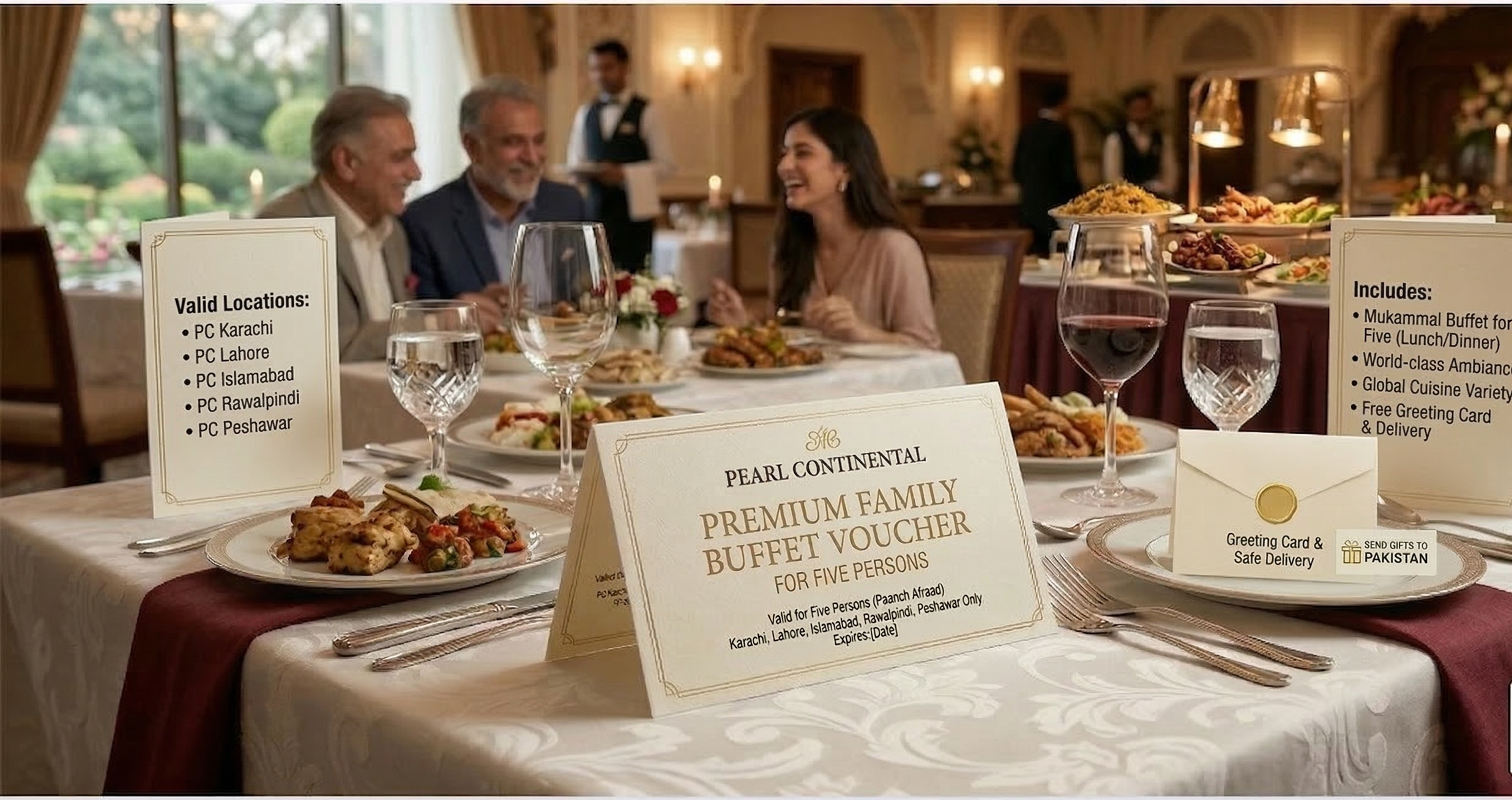 PC Hotel Buffet Voucher (Five Persons)