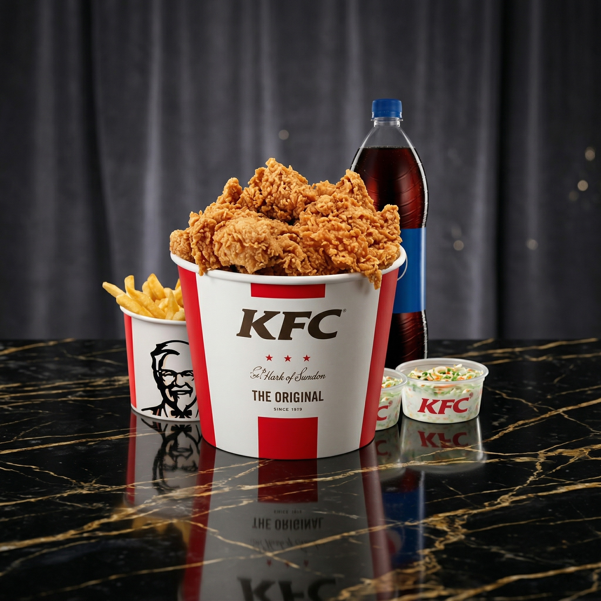 KFC Family Bucket Feast – 9 Pcs Chicken, Fries & Sides