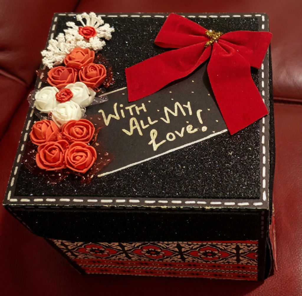Luxury Chocolate Exploding Box – 4-Tier Teddy & Chocolate Surprise