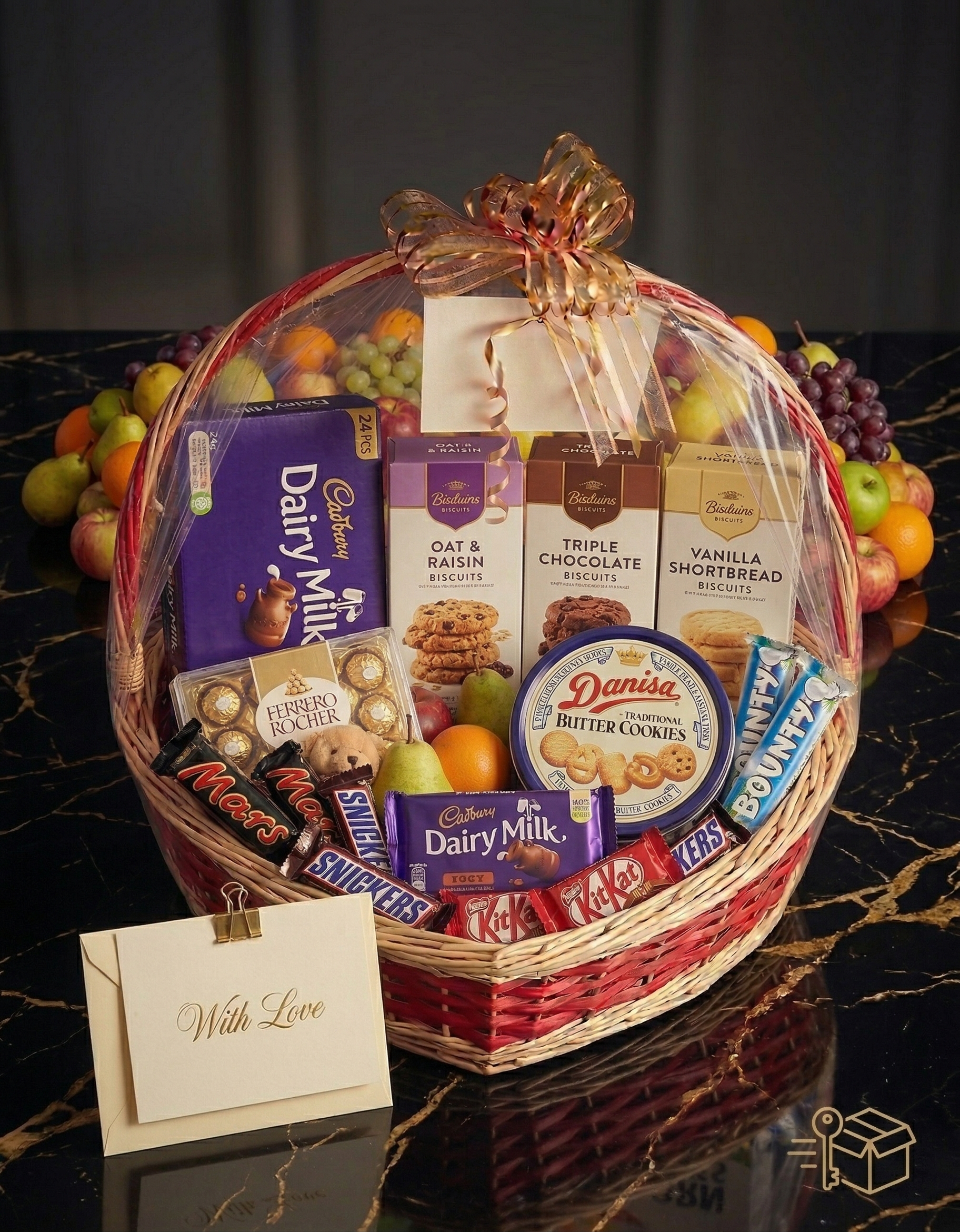 The Ultimate Sweet & Savory Indulgence – Chocolate & Cookie Mega Basket