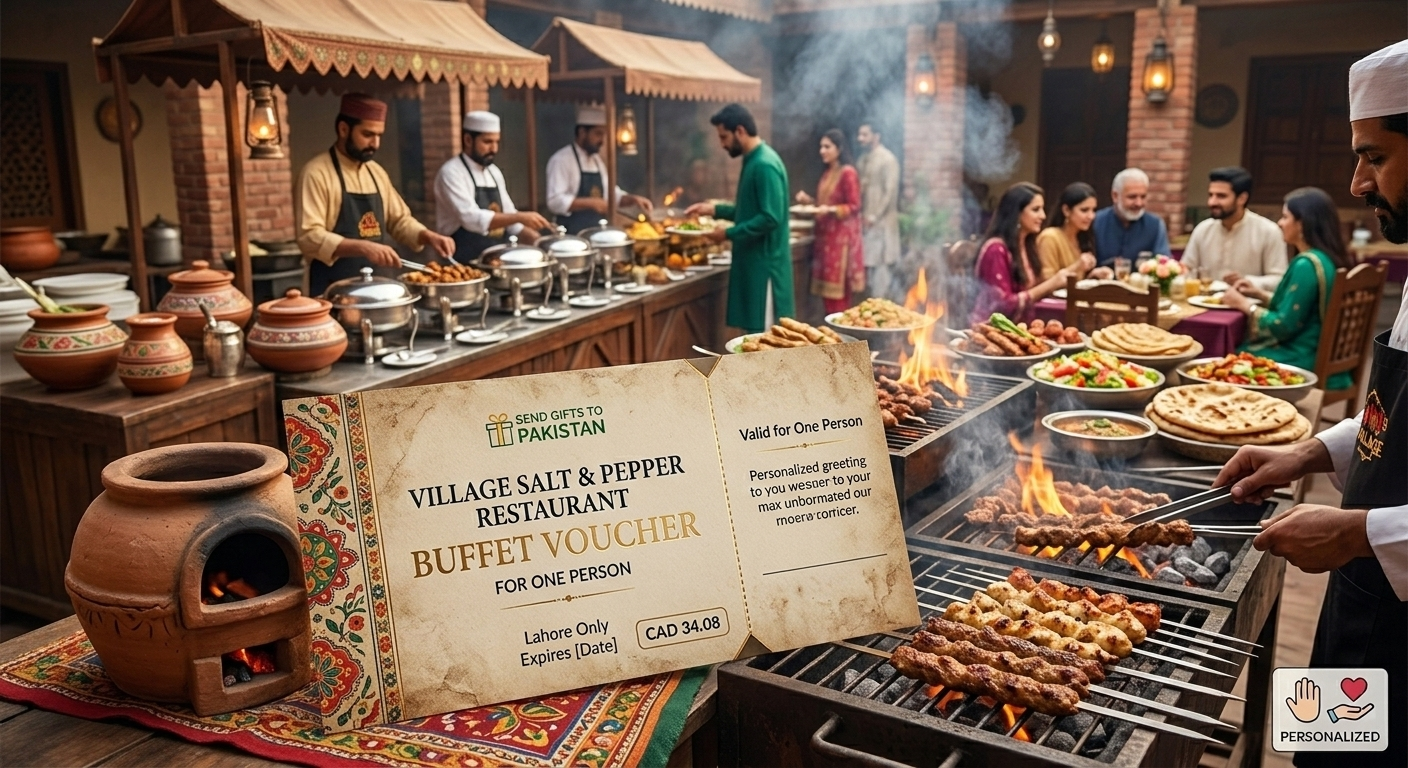 Village Salt & Pepper Restaurant Buffet Voucher (One Person)