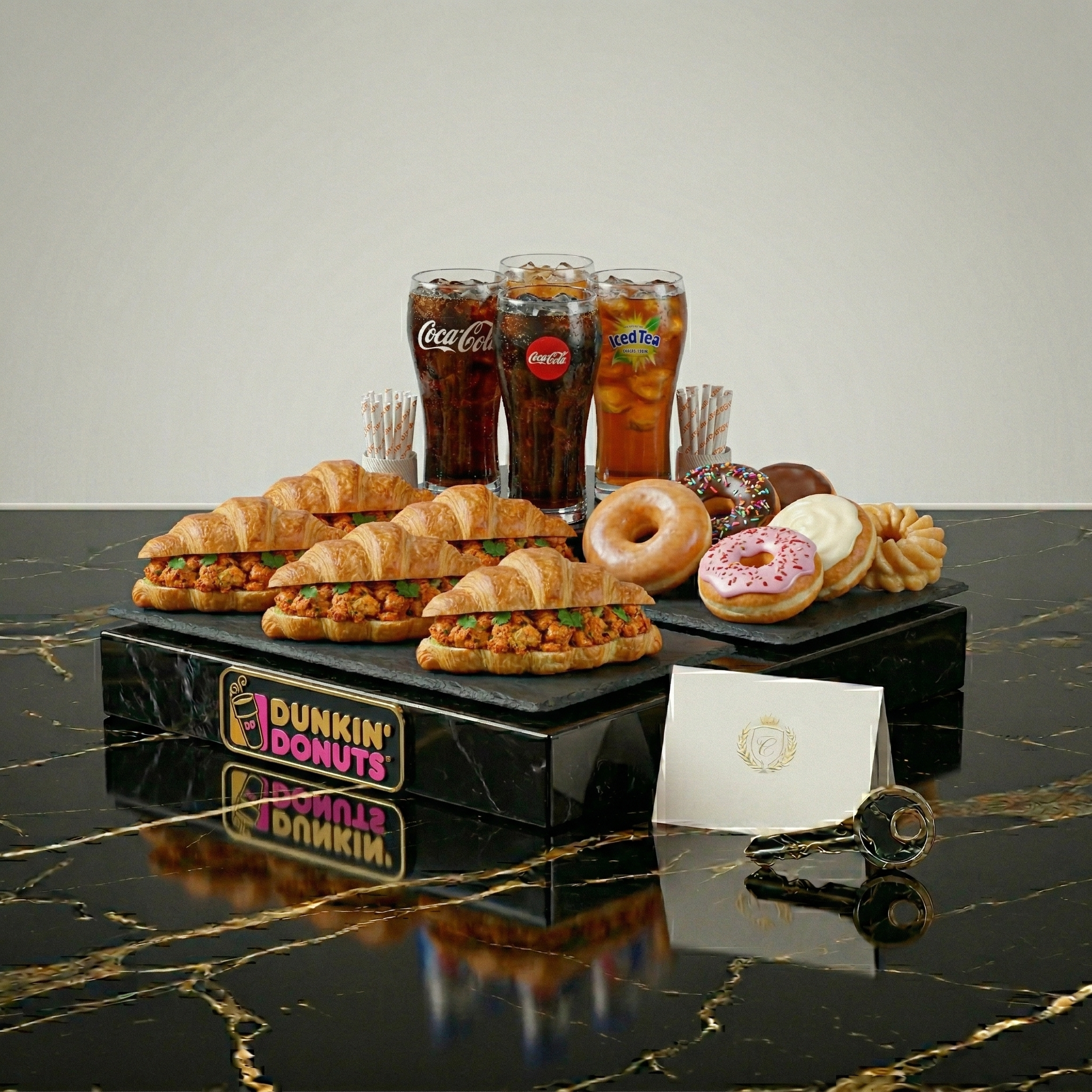 Dunkin’ Donuts Signature Family Feast – Savory Croissants & Sweet Treats