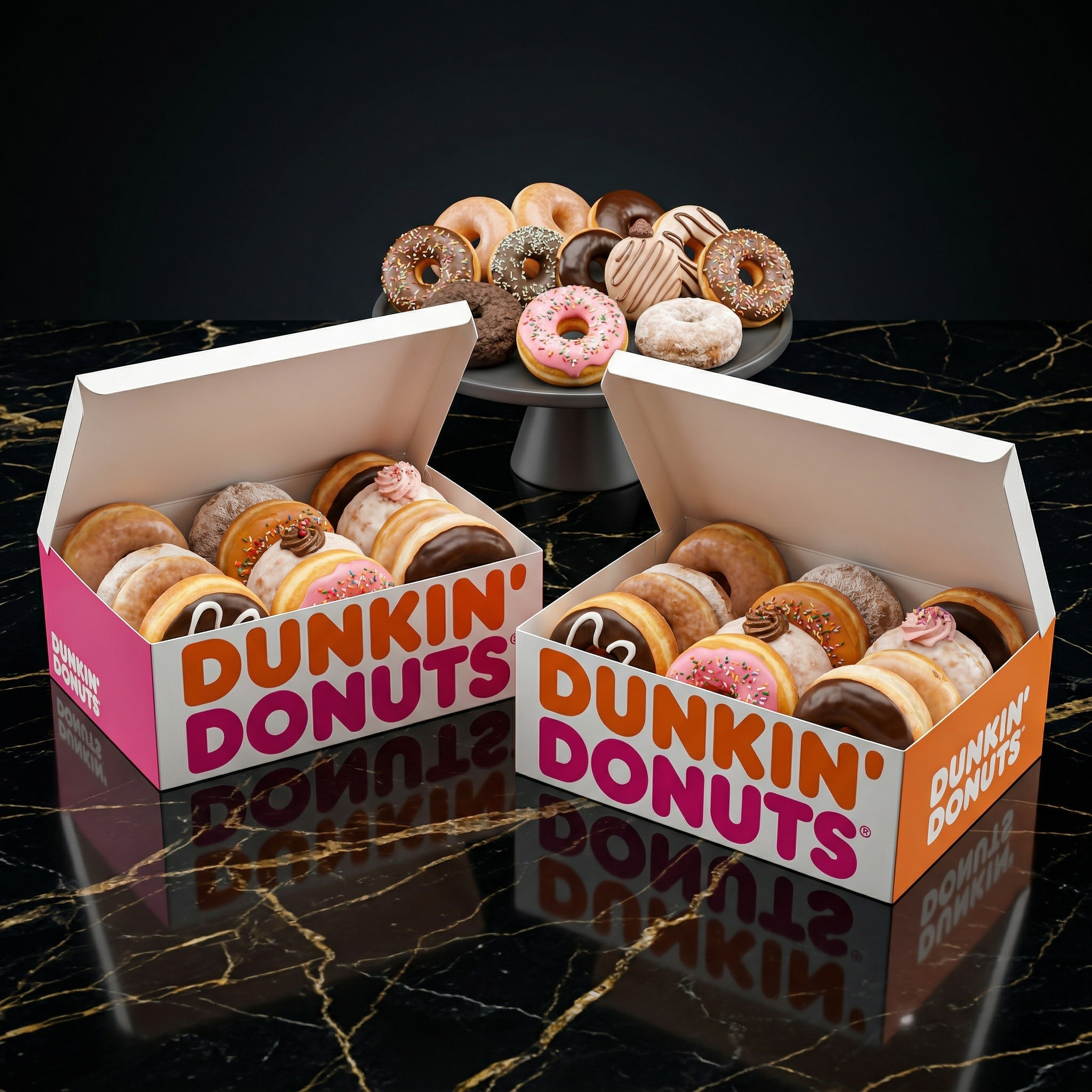 Title: The Double Delight Party Pack – 24 Fresh Dunkin' Donuts (Select Cities)