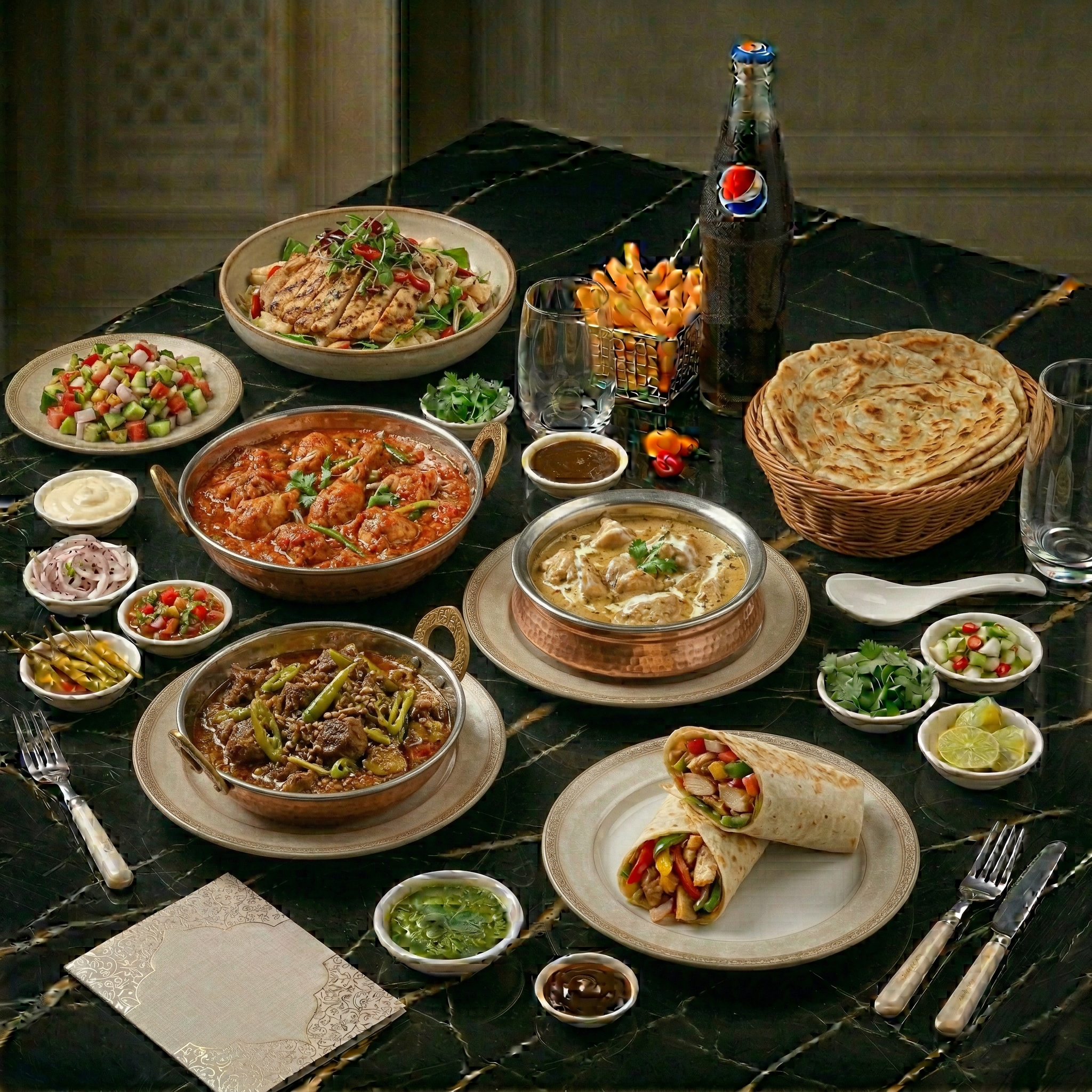 Monal Downtown Signature Royal Feast – Karahi, Handi & Mutton Achari