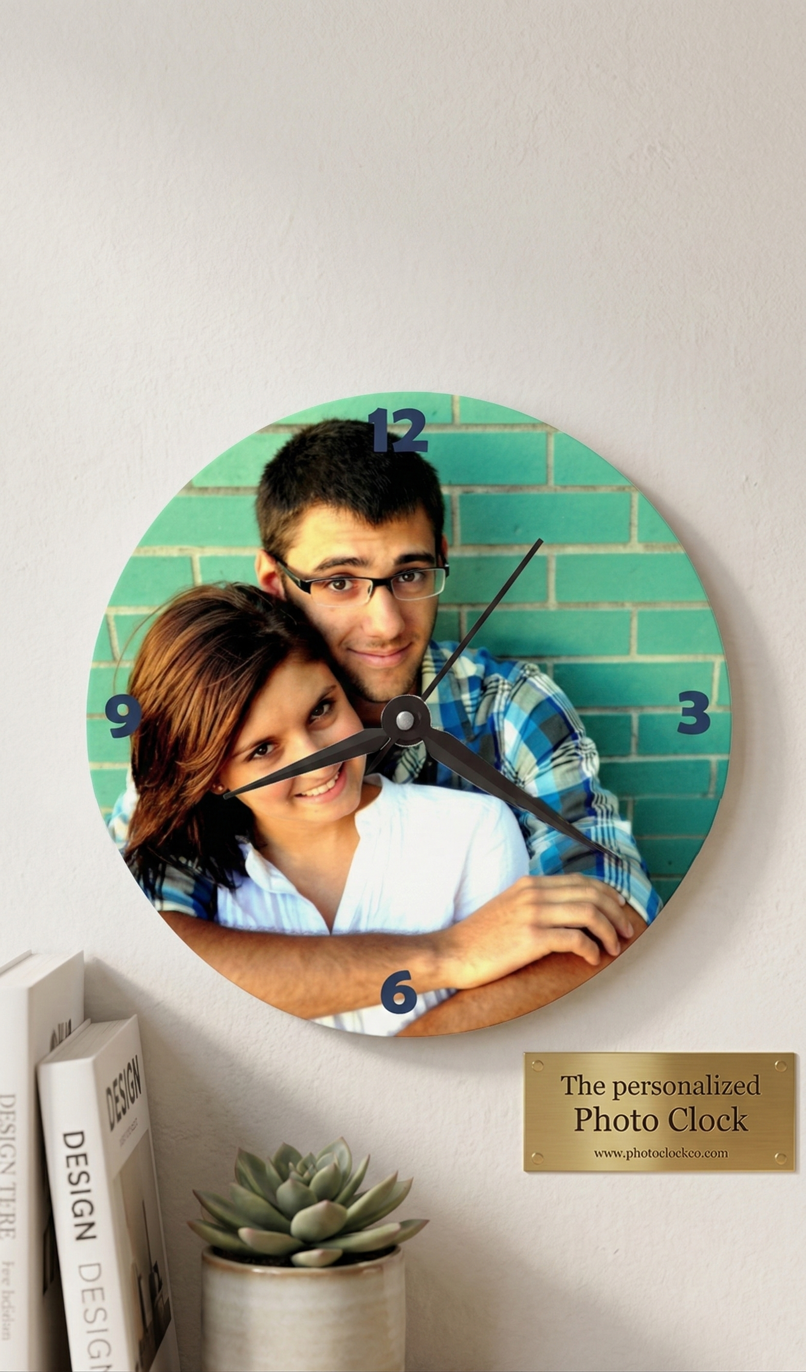 Personalized Picture Clock (8" x 6")