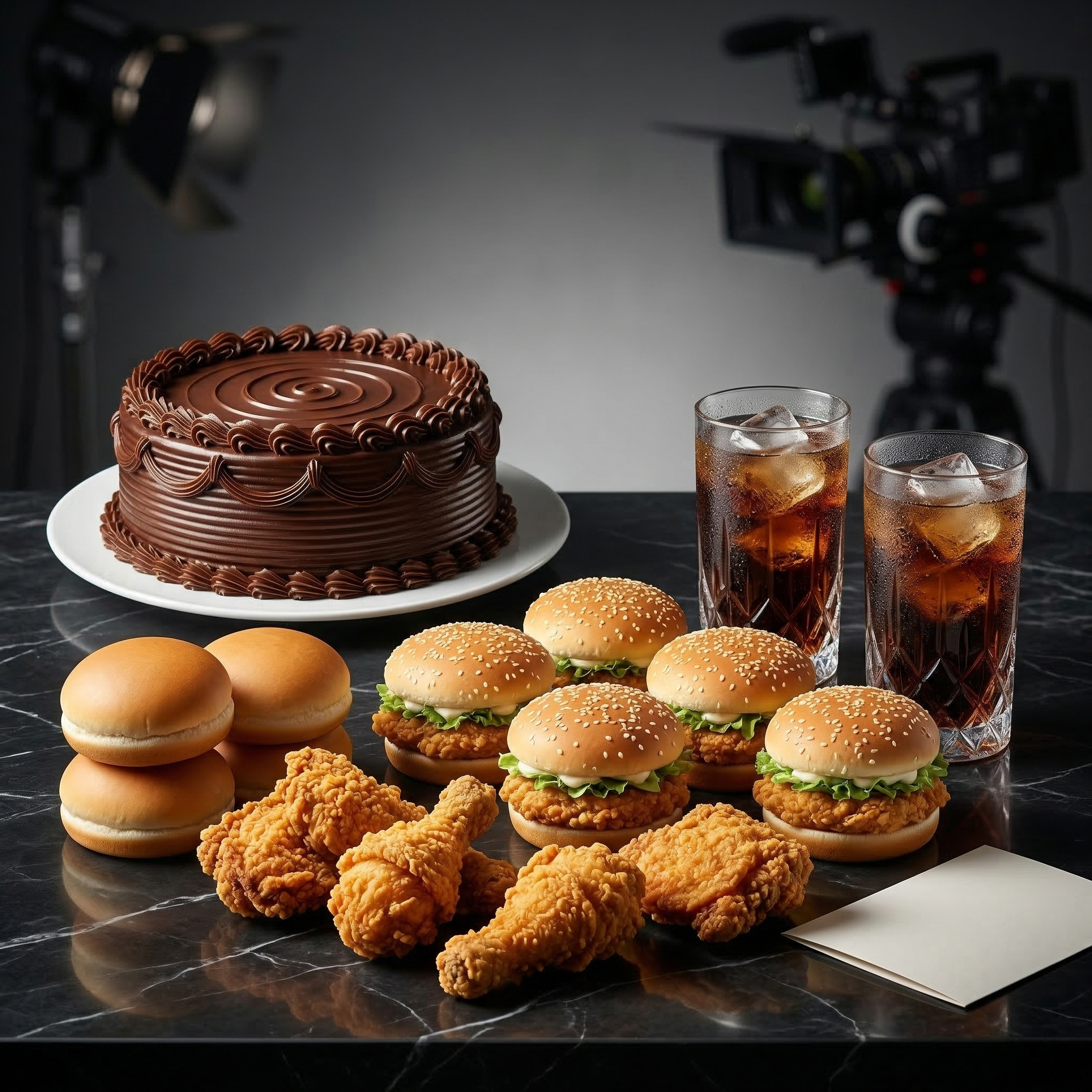 The Ultimate Party Feast – 5-Star Hotel Cake & KFC Family Meal