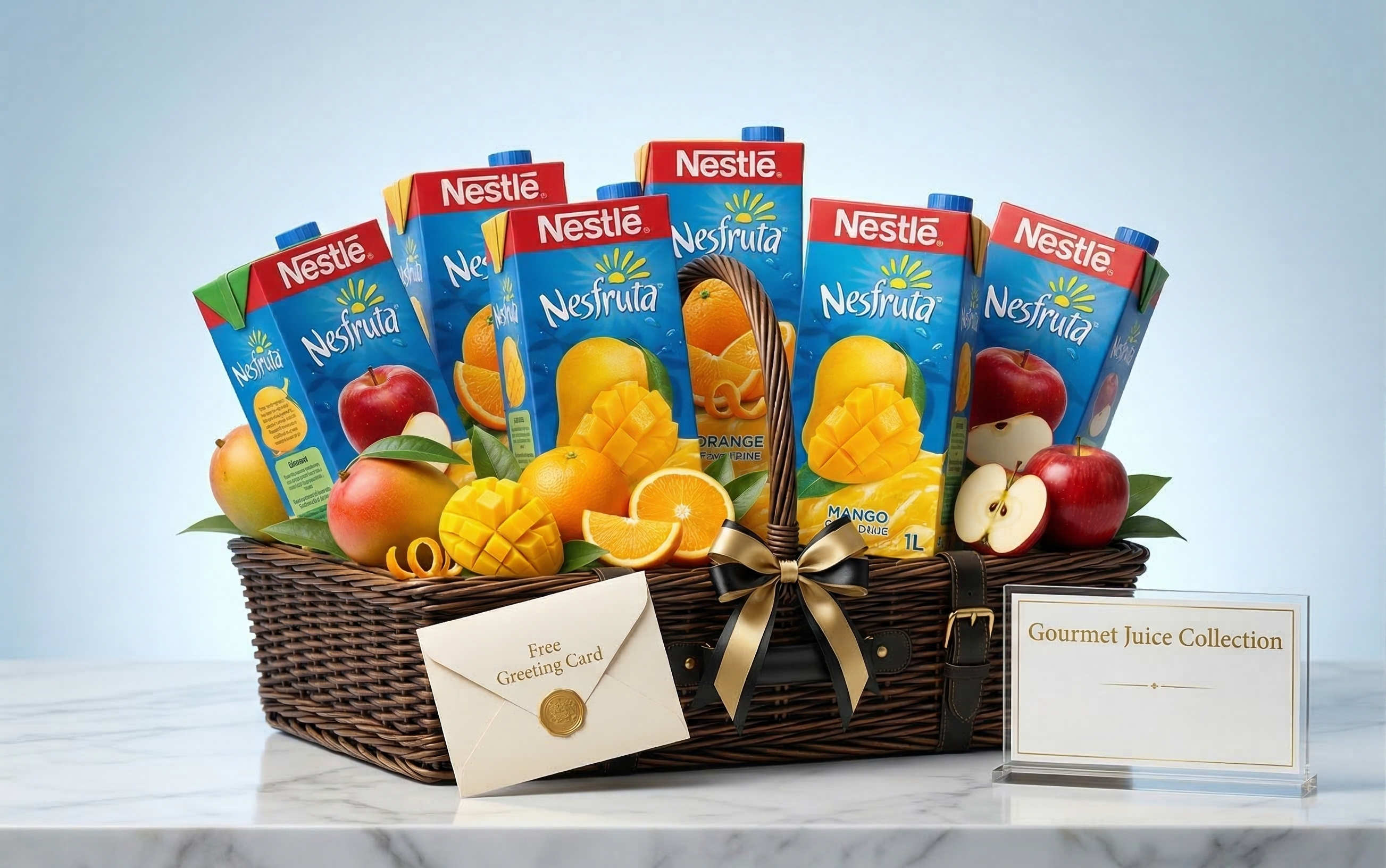 Premium Juice Gift Basket – 6 Litre Assorted Flavors