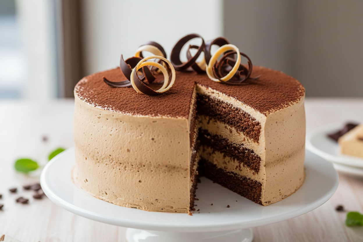 ☁️&nbsp;3.5 LBS ka Airy Mocha Dream! Yeh Masoom's Bakery ka signature Mousse Cake hai, jisme chocolate aur coffee ka perfect blend hai. Light sponge layers aur feathery-light Mocha-flavored mousse ki generous filling hoti hai. Upar se cocoa dust ya chocolate shavings se finish. Creamy, indulgent, aur har bite mein coffee aur chocolate ka smooth combination!

⚠️ Delivery Note

This product is available for delivery in Lahore only.

🎁 Includes:

3.5 LBS (Approx. $1.6 \text{ kg}$) of moist From Masoom Bakers 