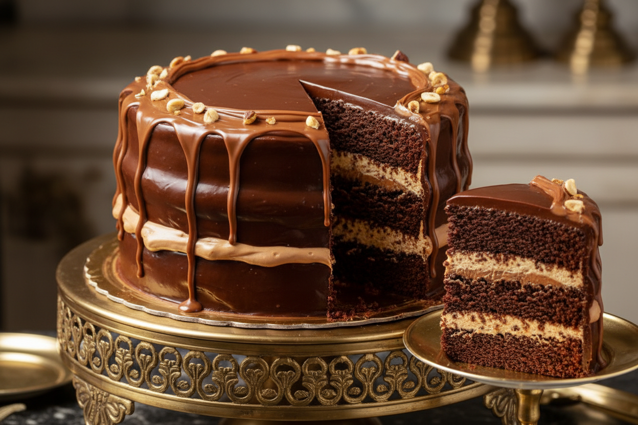 
Nutella layers with chocolate cake — creamy, rich, and delicious.

🎁 Includes:
2.2 LBS Chocolate Nutella Cake
From PC Hotel Lahore
