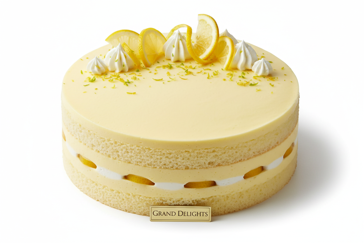 
Refreshing lemon mousse cake — tangy, soft, and creamy.

🎁 Includes:
2.2 LBS Lemon Mousse Cake
From PC Hotel Lahore
