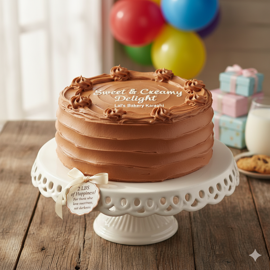 🥛 2 LBS Milk Chocolate Cake