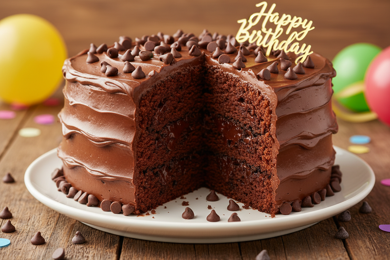 Soft chocolate chip cake — moist, creamy, and delicious.

🎁 Includes:
2.2 LBS Chocolate Chip Cake PC HOTEL CAKES
For Lahore Only
Free greeting card &amp; delivery

💝 Perfect For:
Kids, birthdays, and chocolate enthusiasts